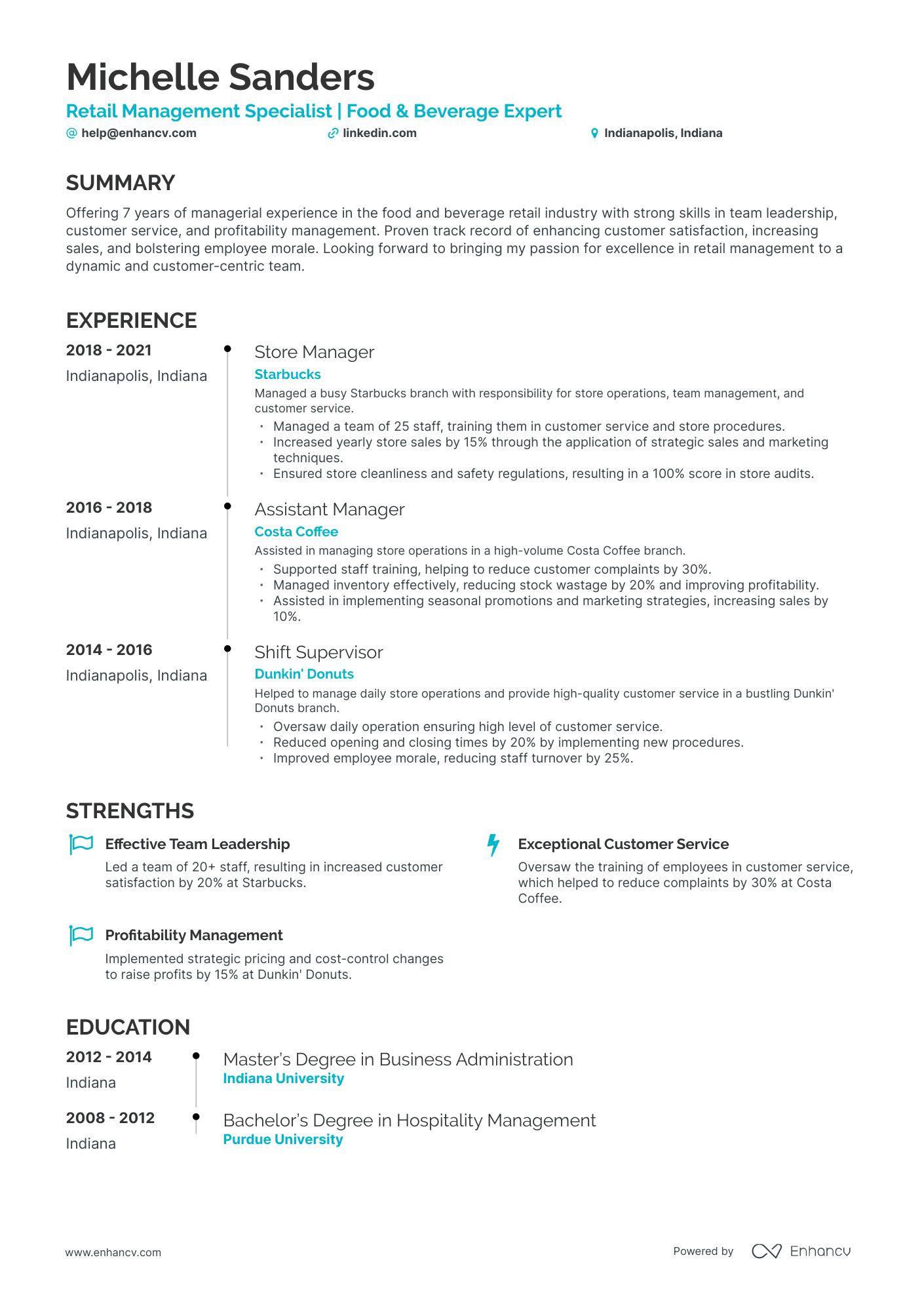 5 Coffee Shop Resume Examples & Guide for 2024