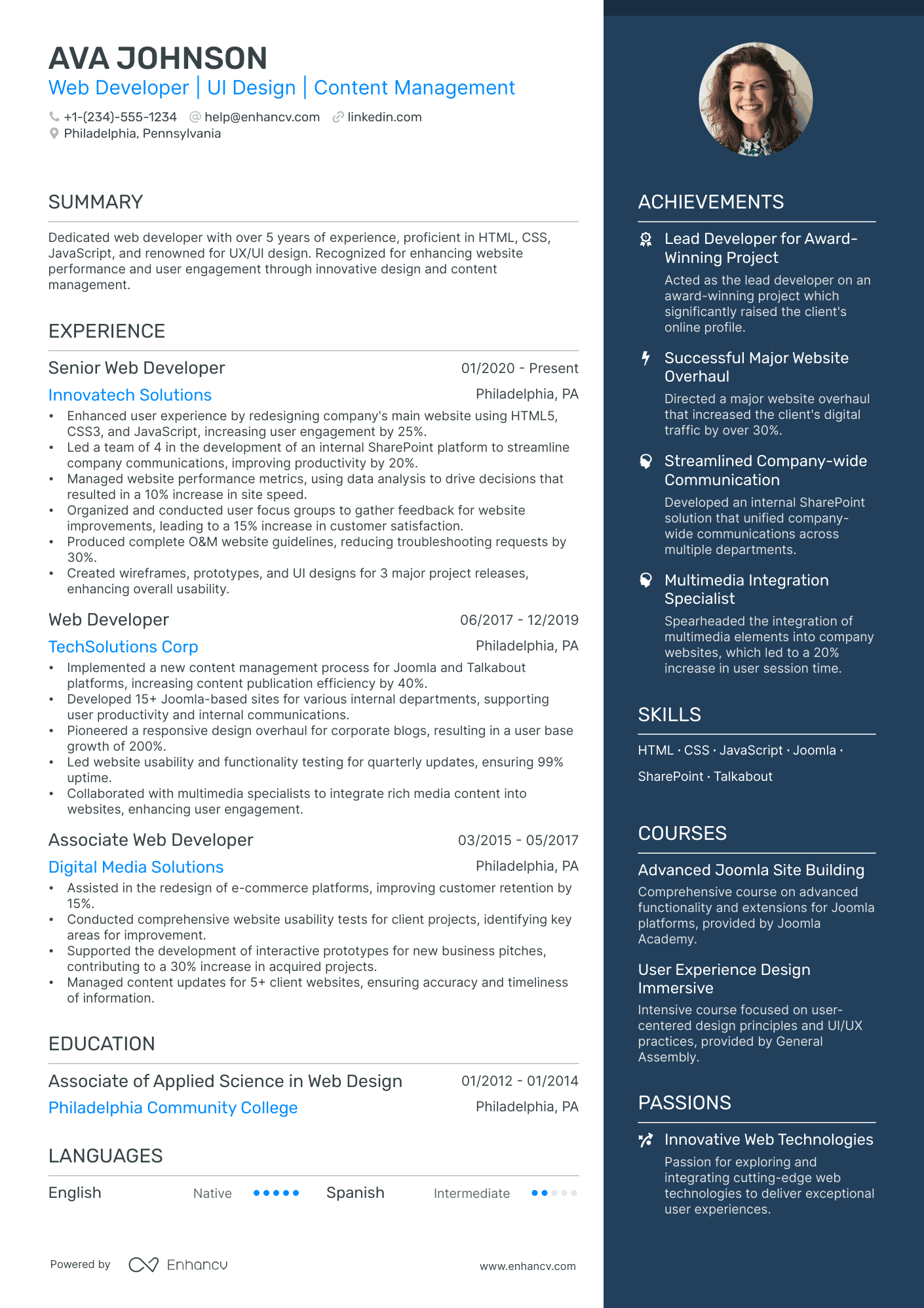 5 Multimedia Designer Resume Examples & Guide For 2024