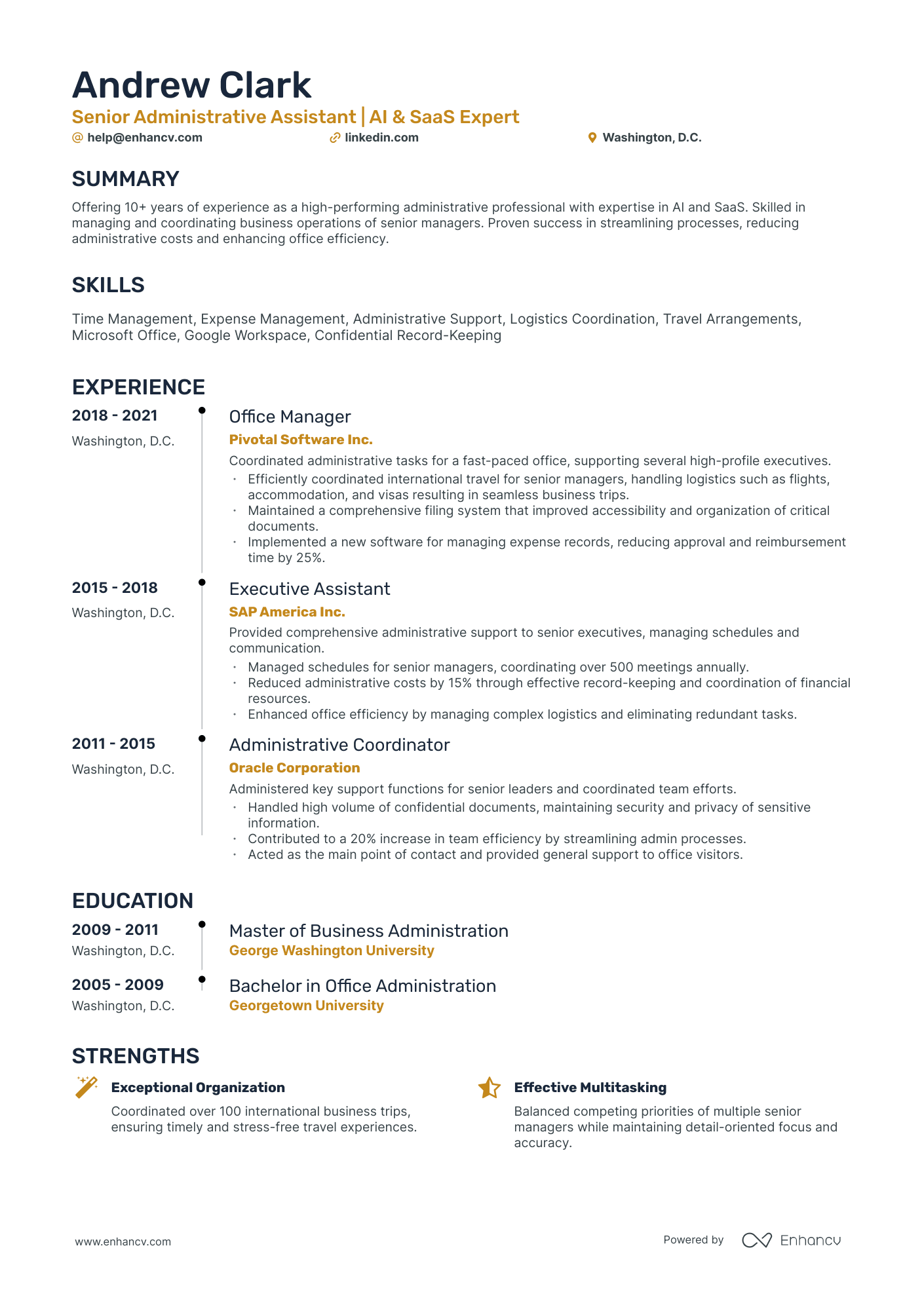 10 Executive Administrative Assistant Resume Examples & Guide for 2026