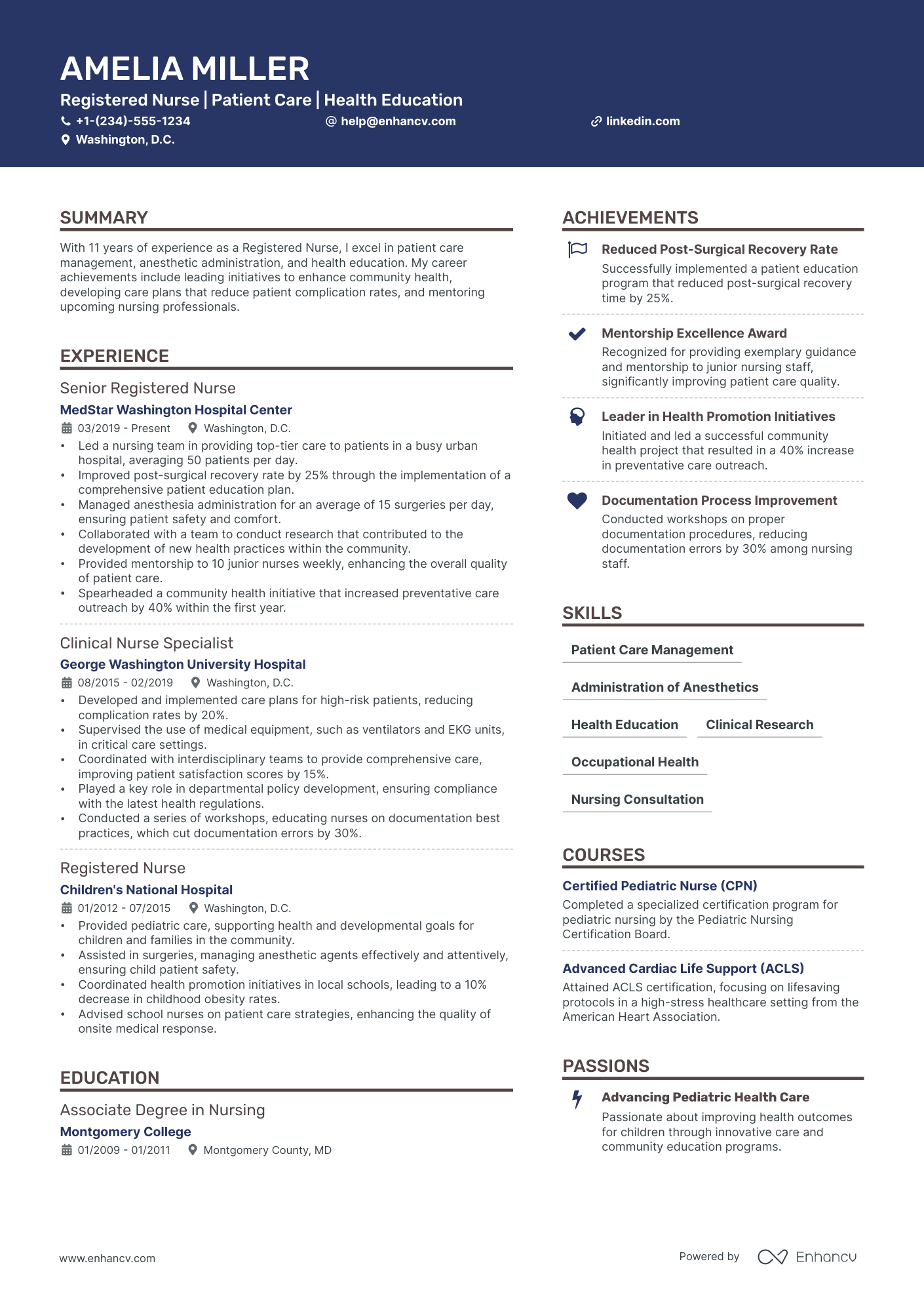 5 Clinical Nurse Resume Examples & Guide for 2024