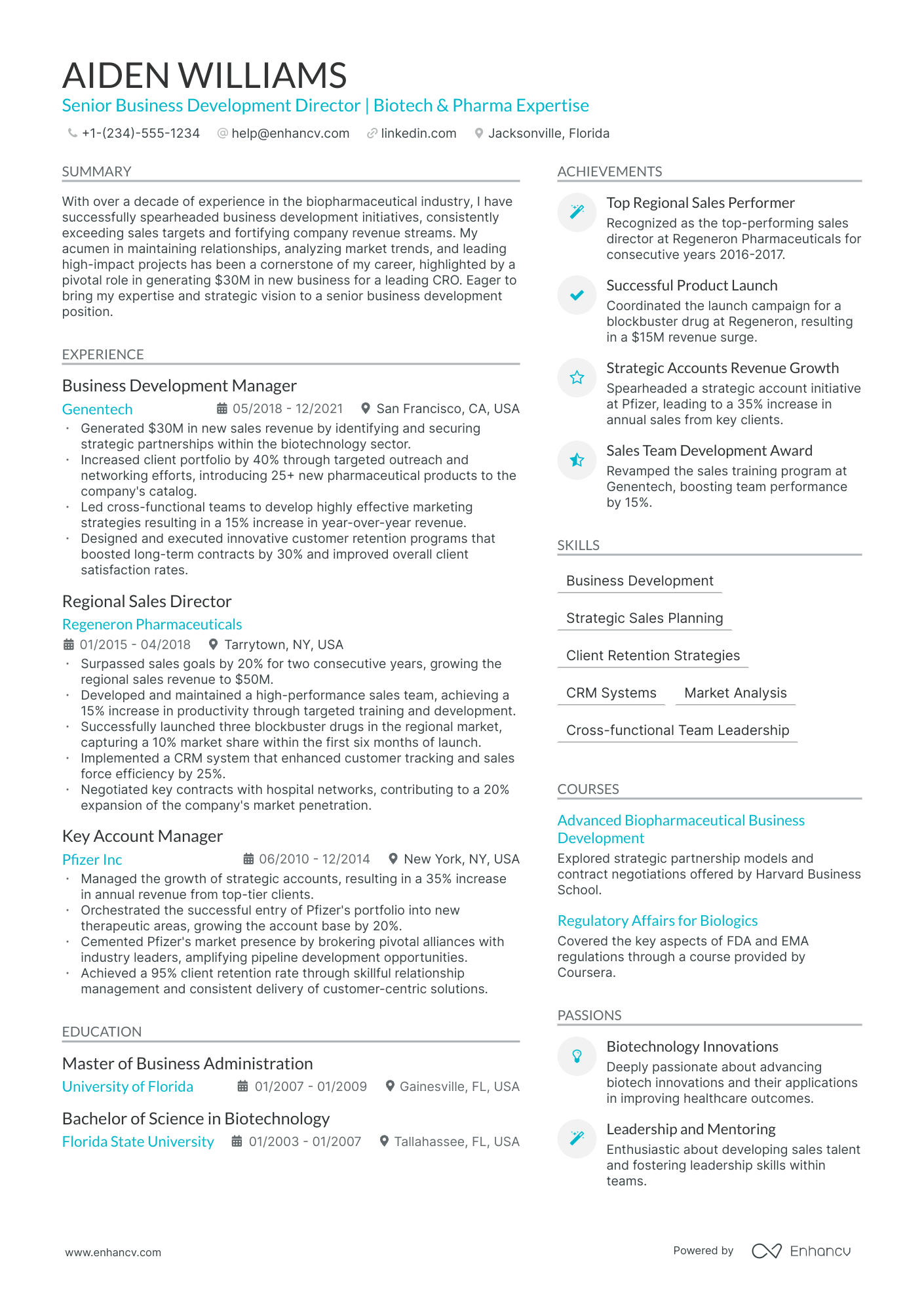 5 Director Of Business Development Resume Examples & Guide For 2024