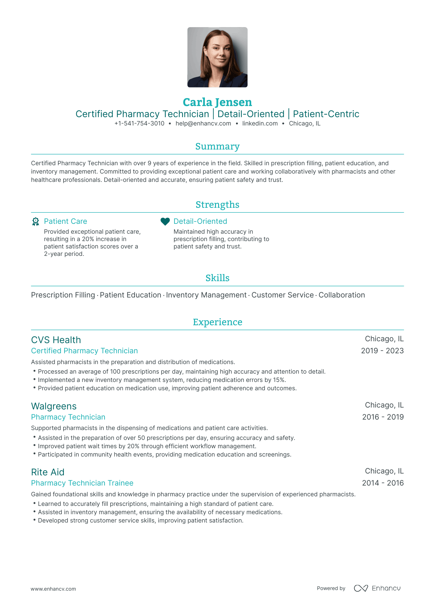 10 Pharmacist Resume Examples & Guide for 2024