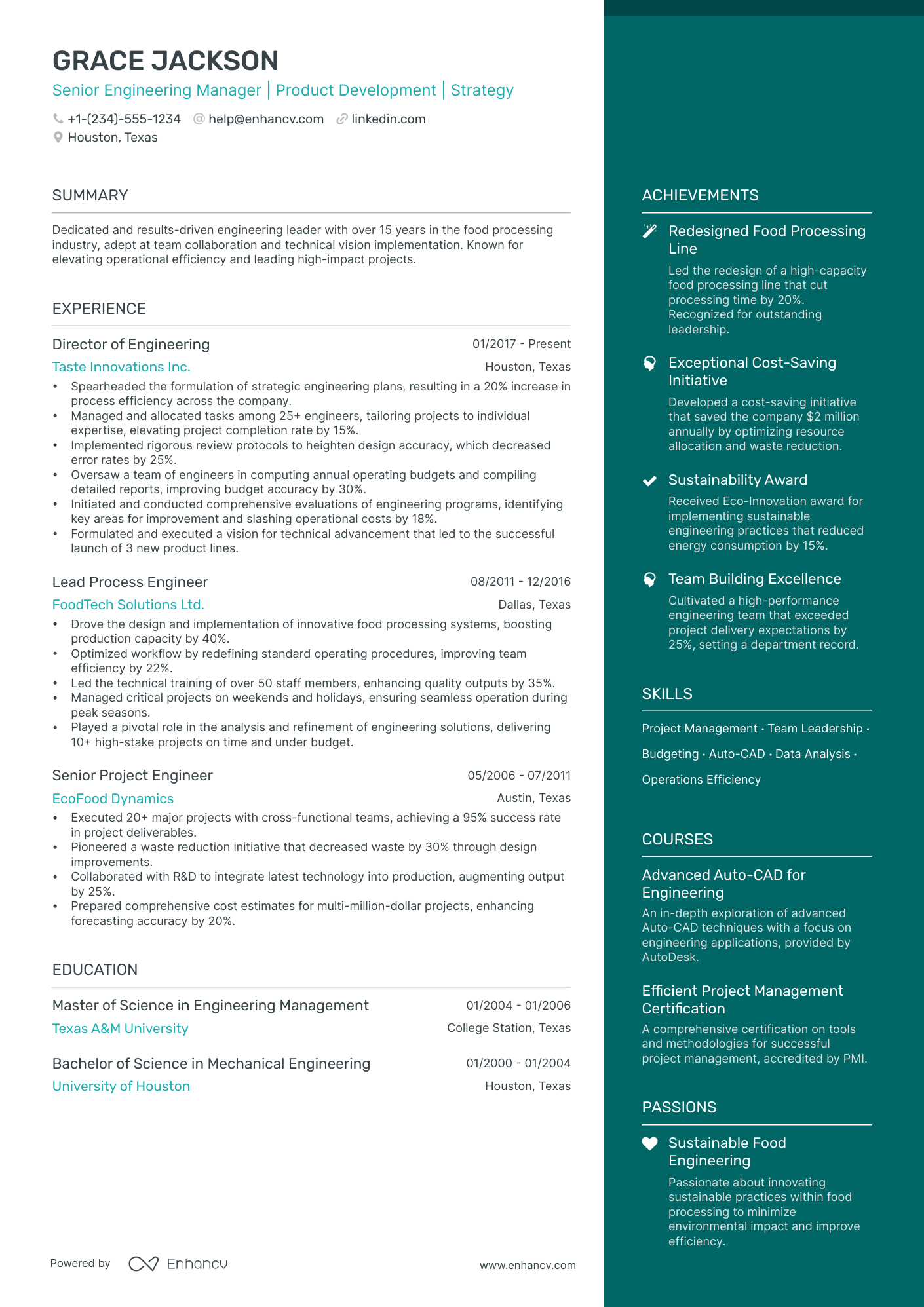 5 Director of Engineering Resume Examples & Guide for 2024