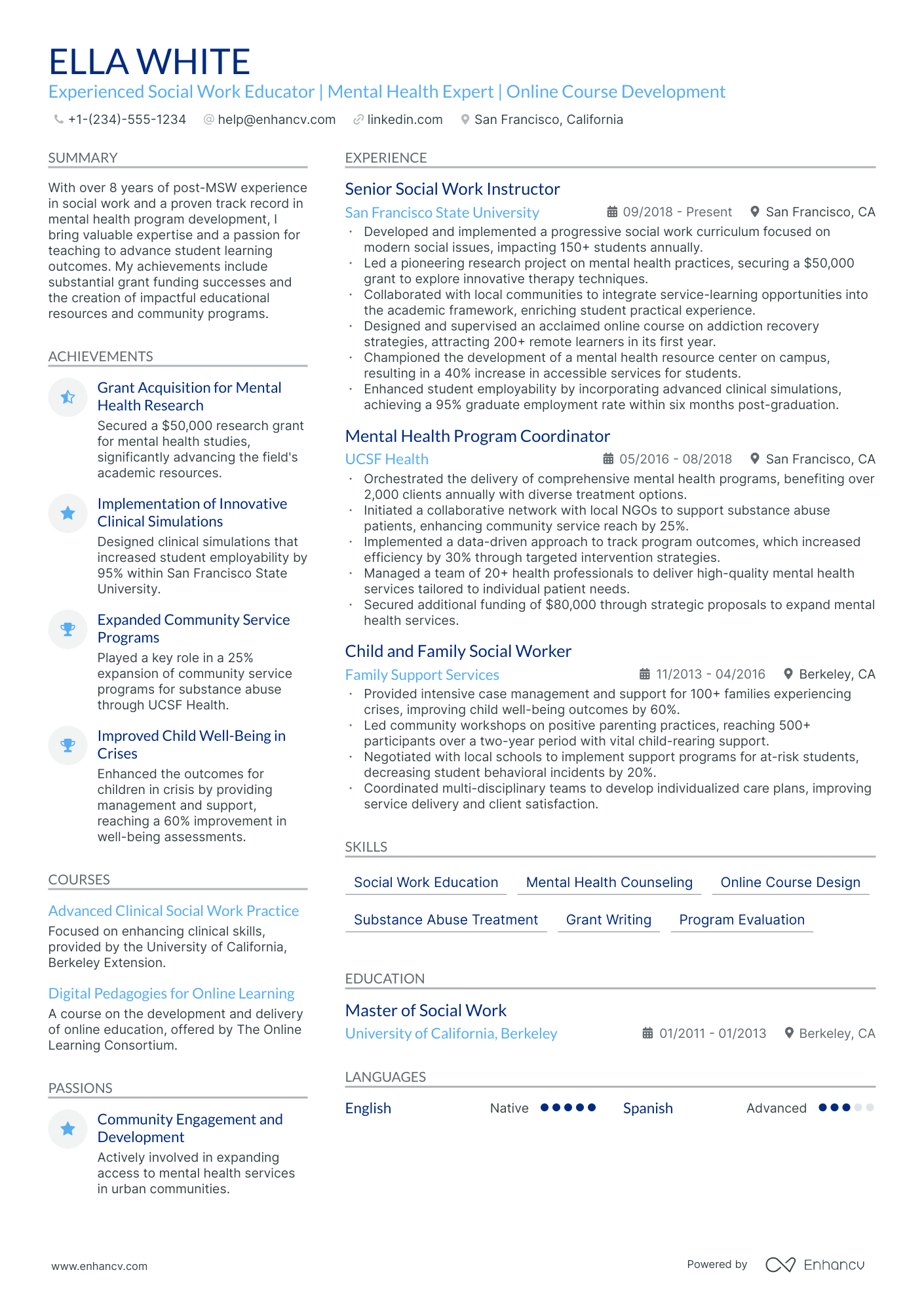 5 Lecturer Resume Examples & Guide for 2024