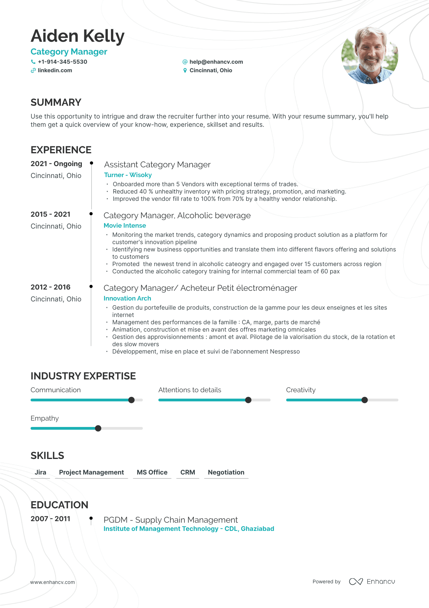 Category Manager Resume Examples & Guide for 2023 (Layout, Skills ...