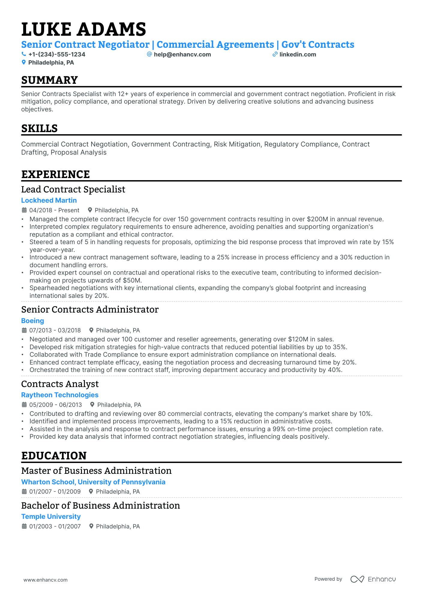 10 Contracts Manager Resume Examples & Guide for 2026