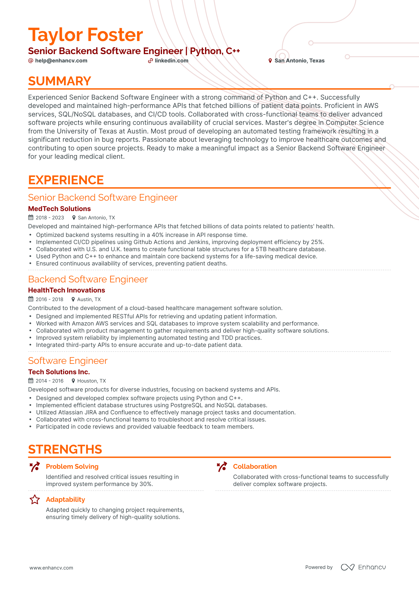 5 Lead Data Engineer Resume Examples & Guide for 2024