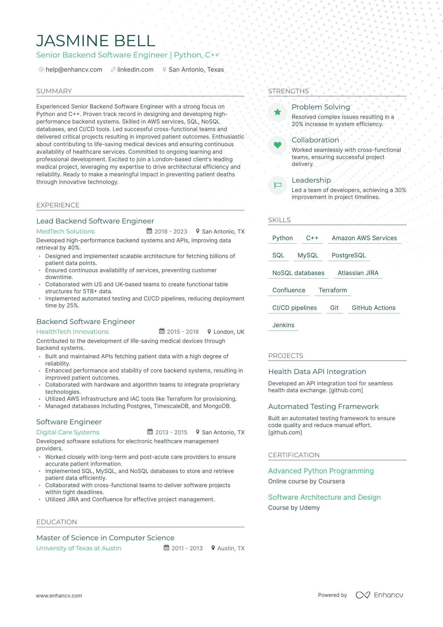 5 Solutions Engineer Resume Examples & Guide for 2024