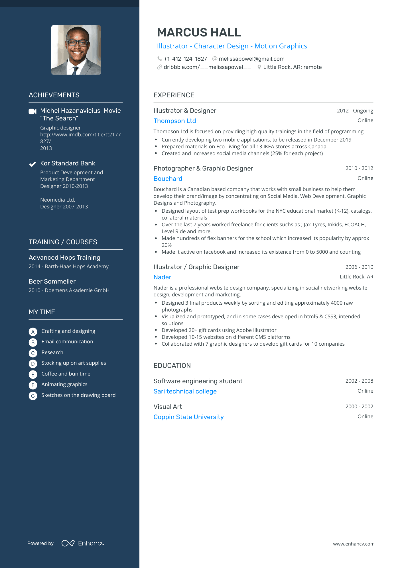 4 Illustrator Resume Examples & Guide for 2024