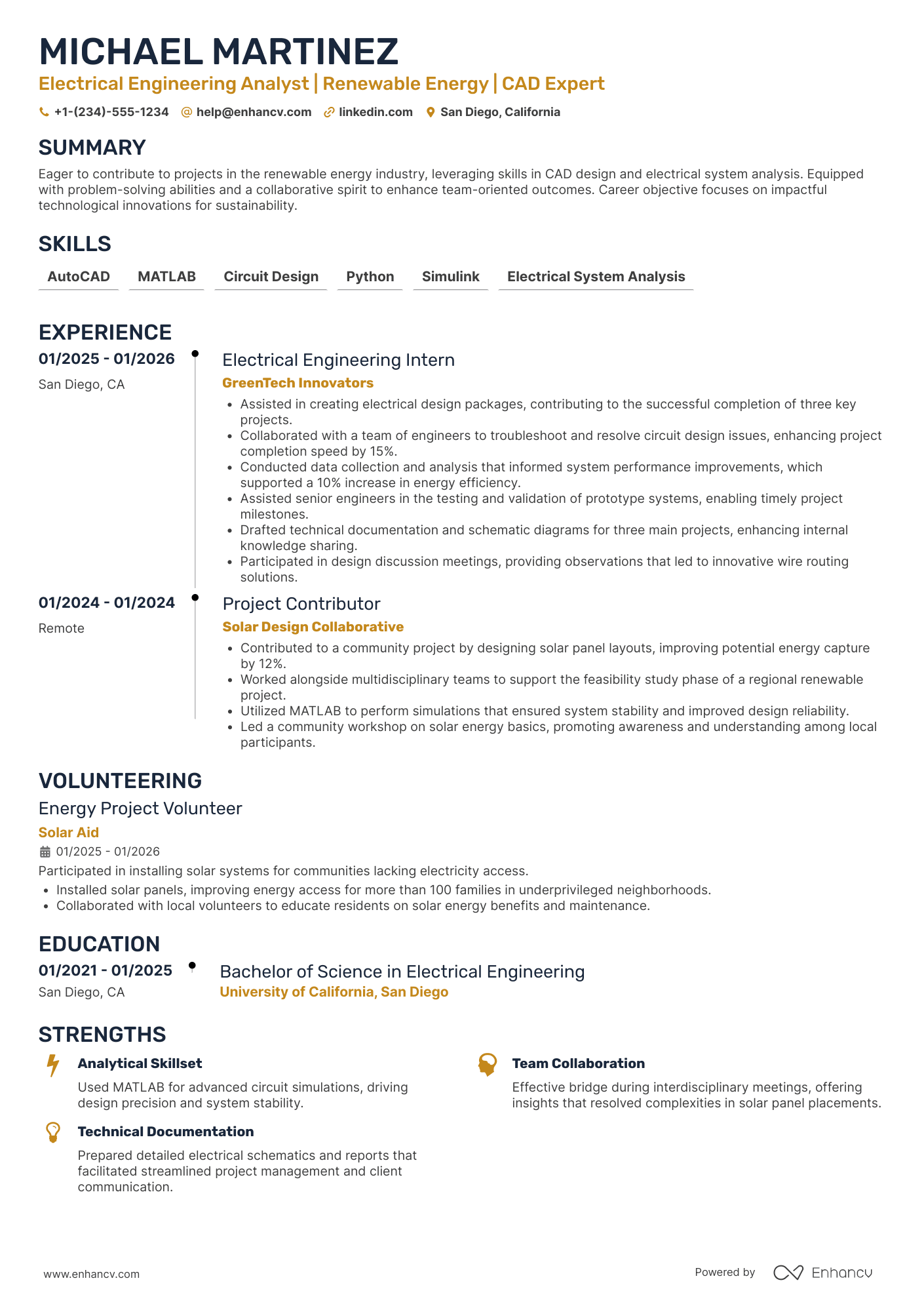 22 Electrical Engineering Resume Examples & Guide for 2026