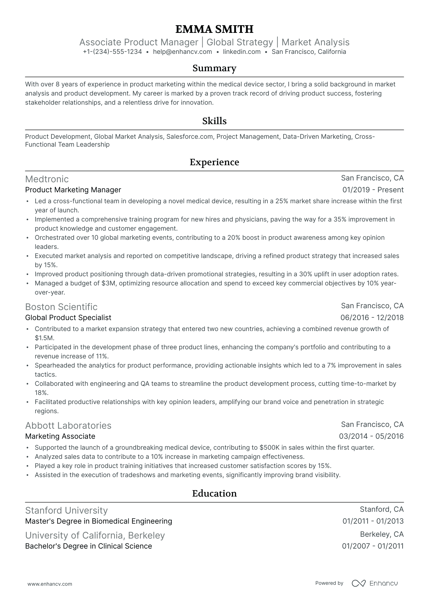 10 Associate Product Manager Resume Examples & Guide for 2026