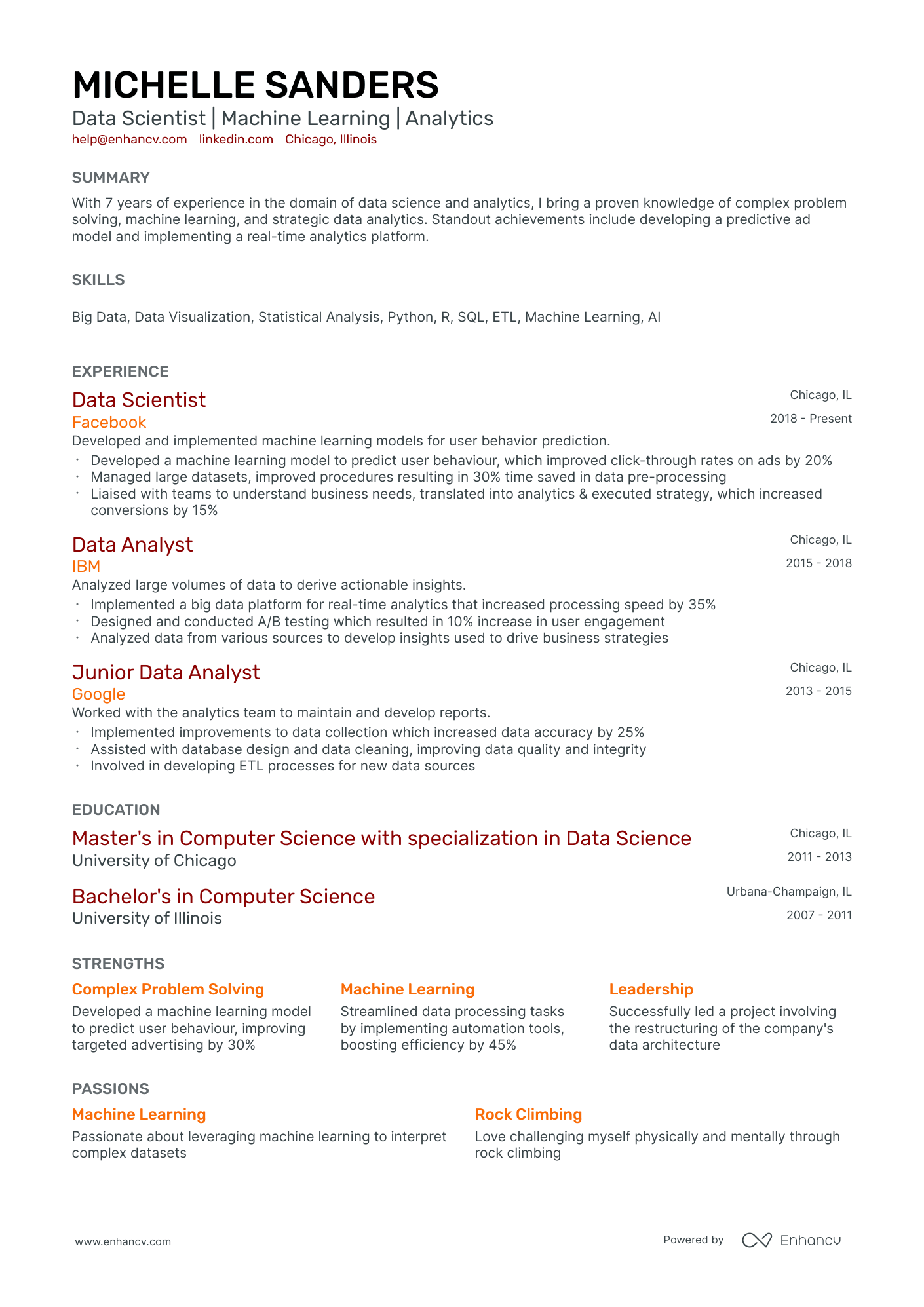 10 Senior Data Scientist Resume Examples & Guide for 2026