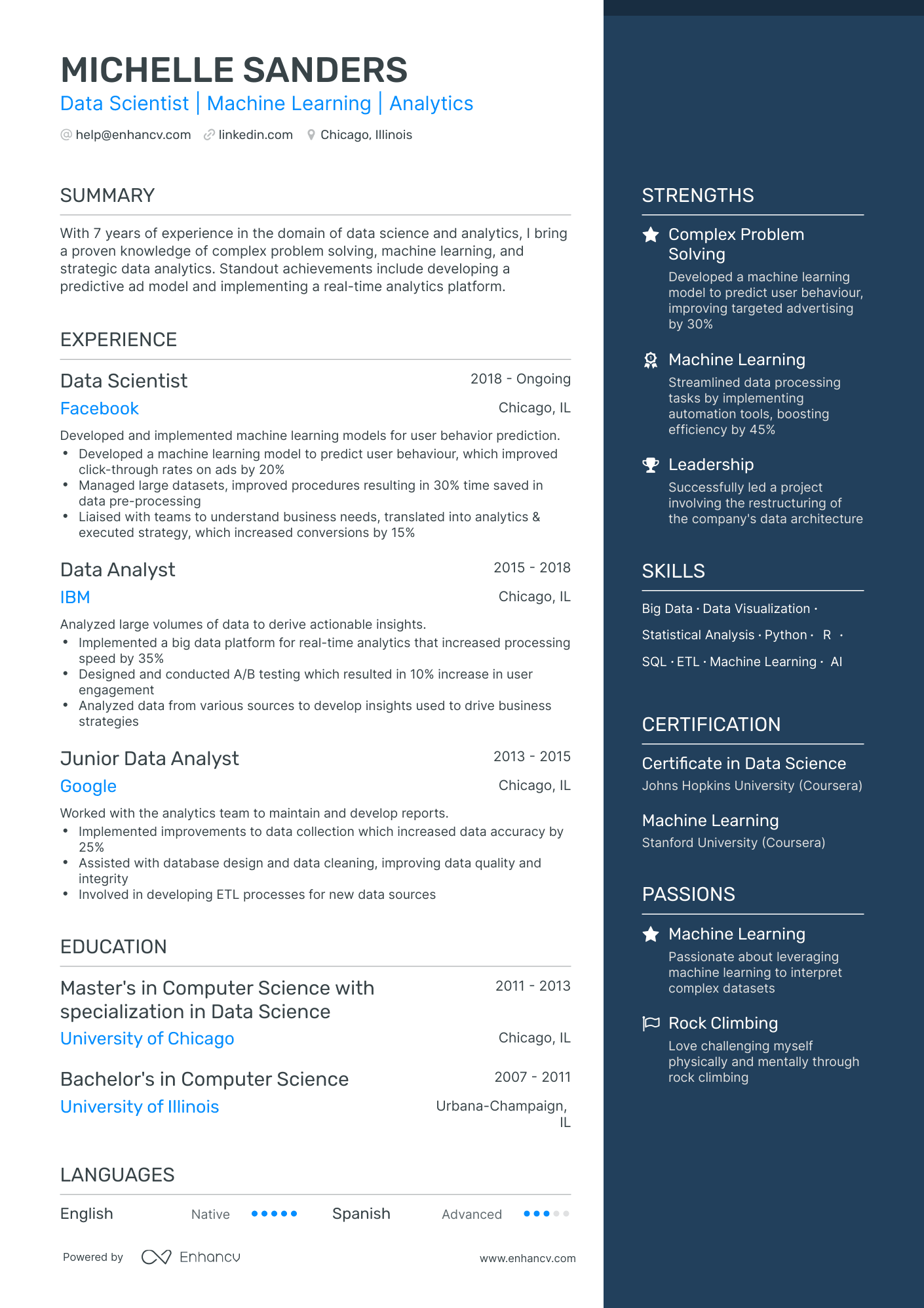 5 Senior Data Scientist Resume Examples & Guide for 2024