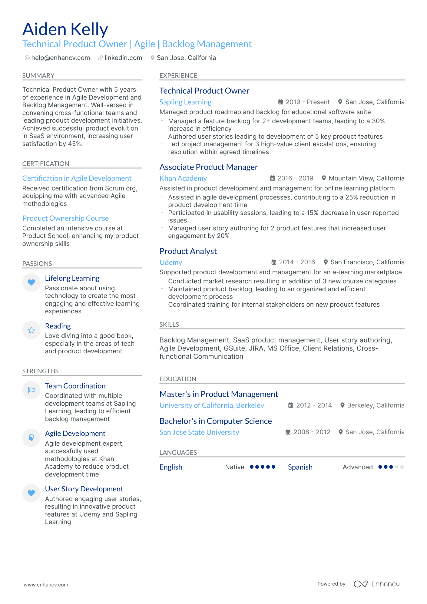 10 Technical Product Owner Resume Examples & Guide for 2026