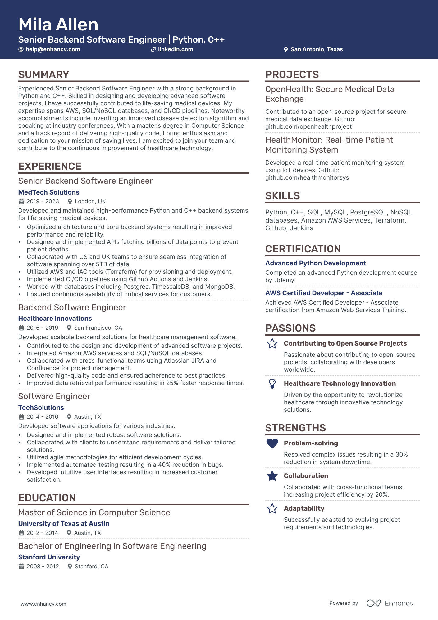10 Senior Electrical Engineer Resume Examples & Guide for 2026