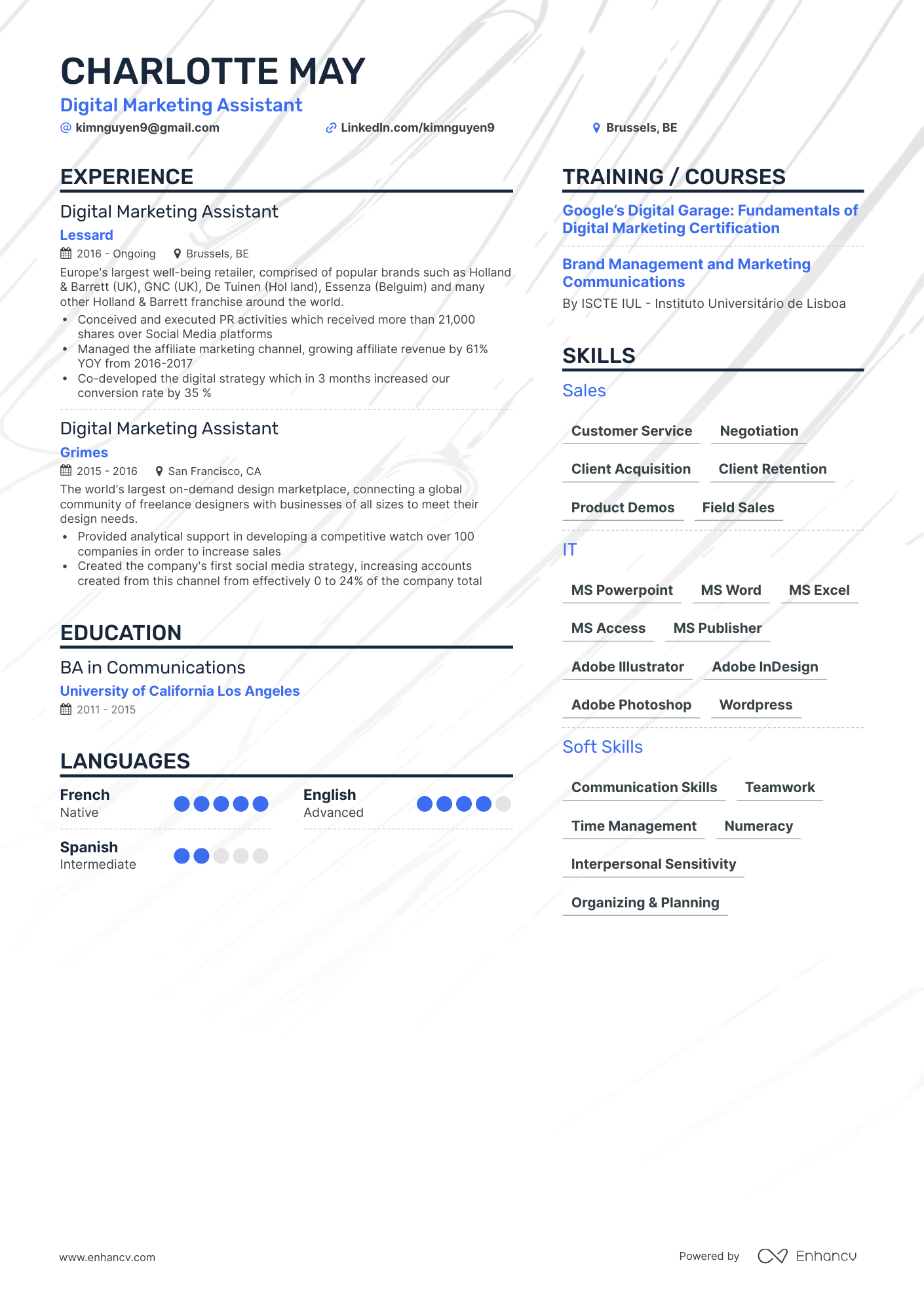 5 Marketing Assistant Resume Examples & Guide For 2023