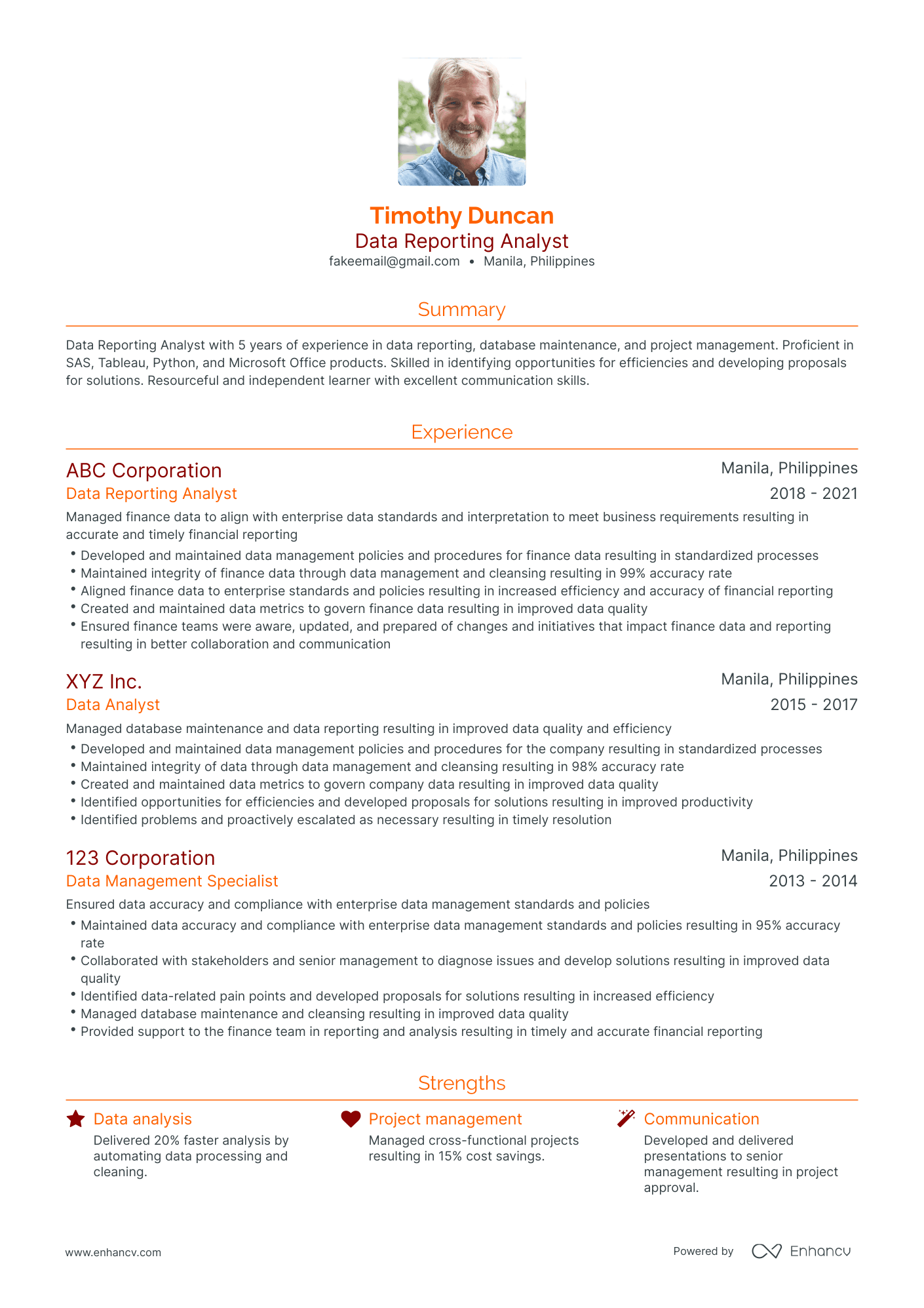 5 Data Reporting Analyst Resume Examples Guide For 2024