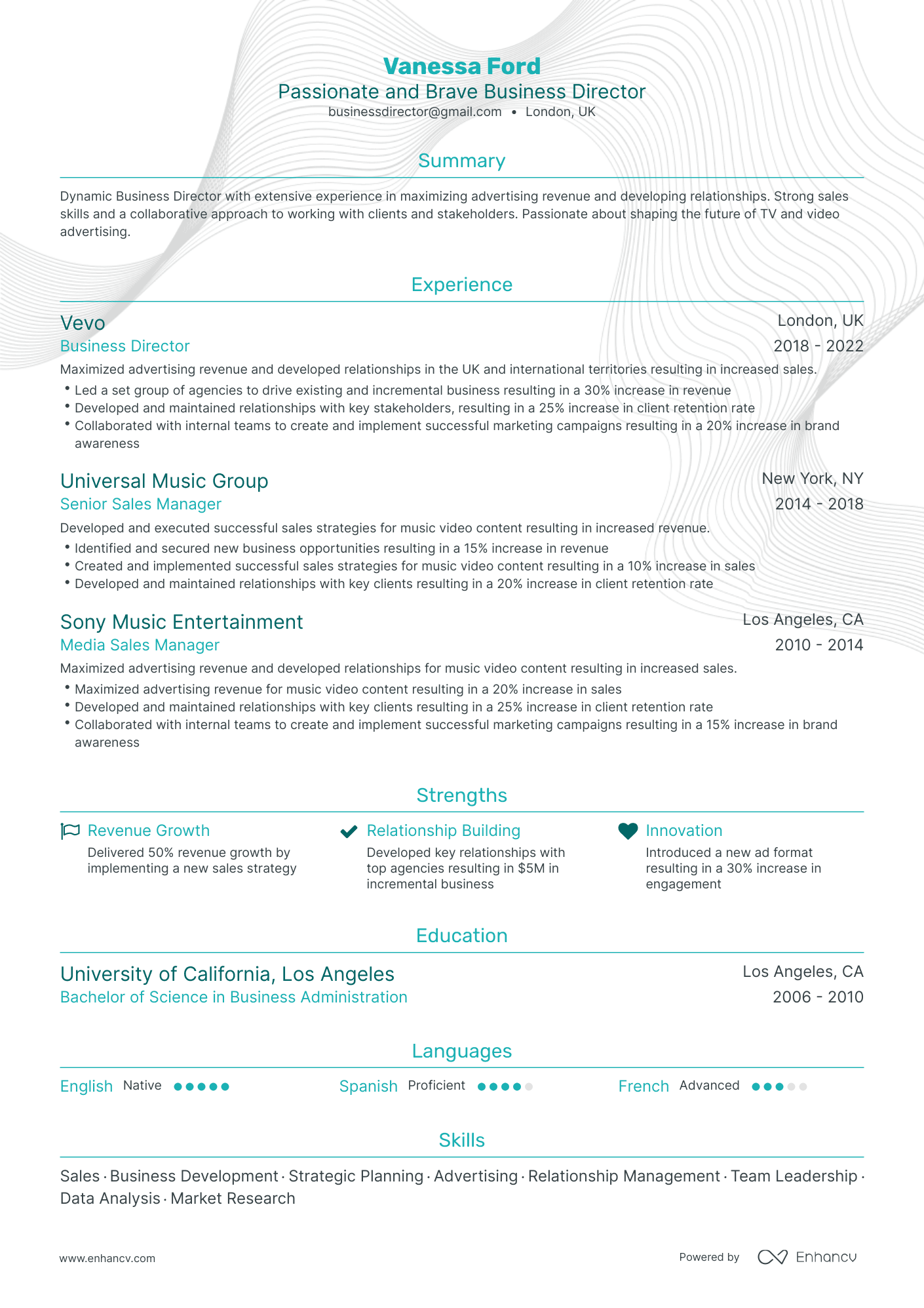 5 Business Director Resume Examples & Guide For 2024