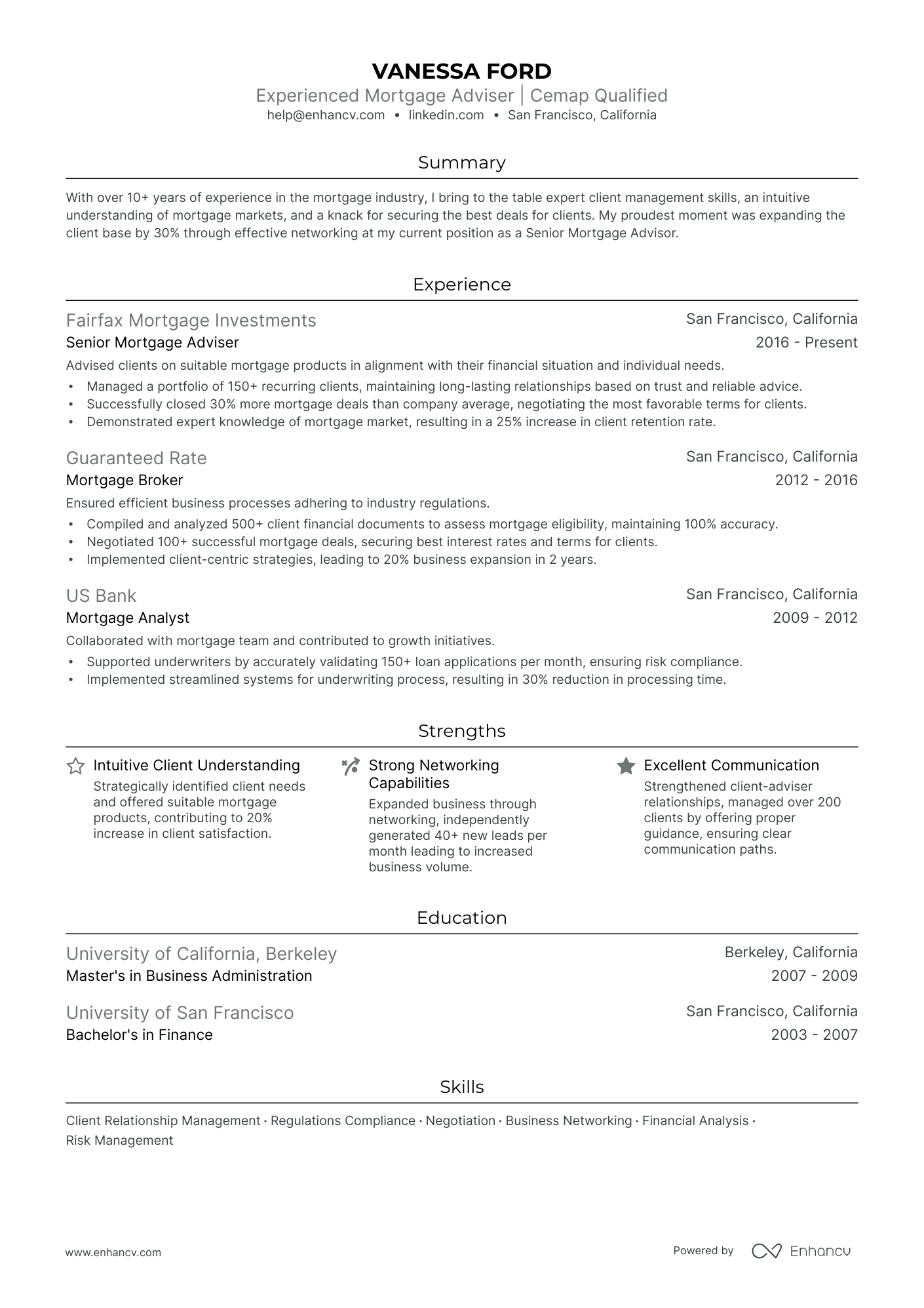 5 Mortgage Broker Resume Examples & Guide for 2024