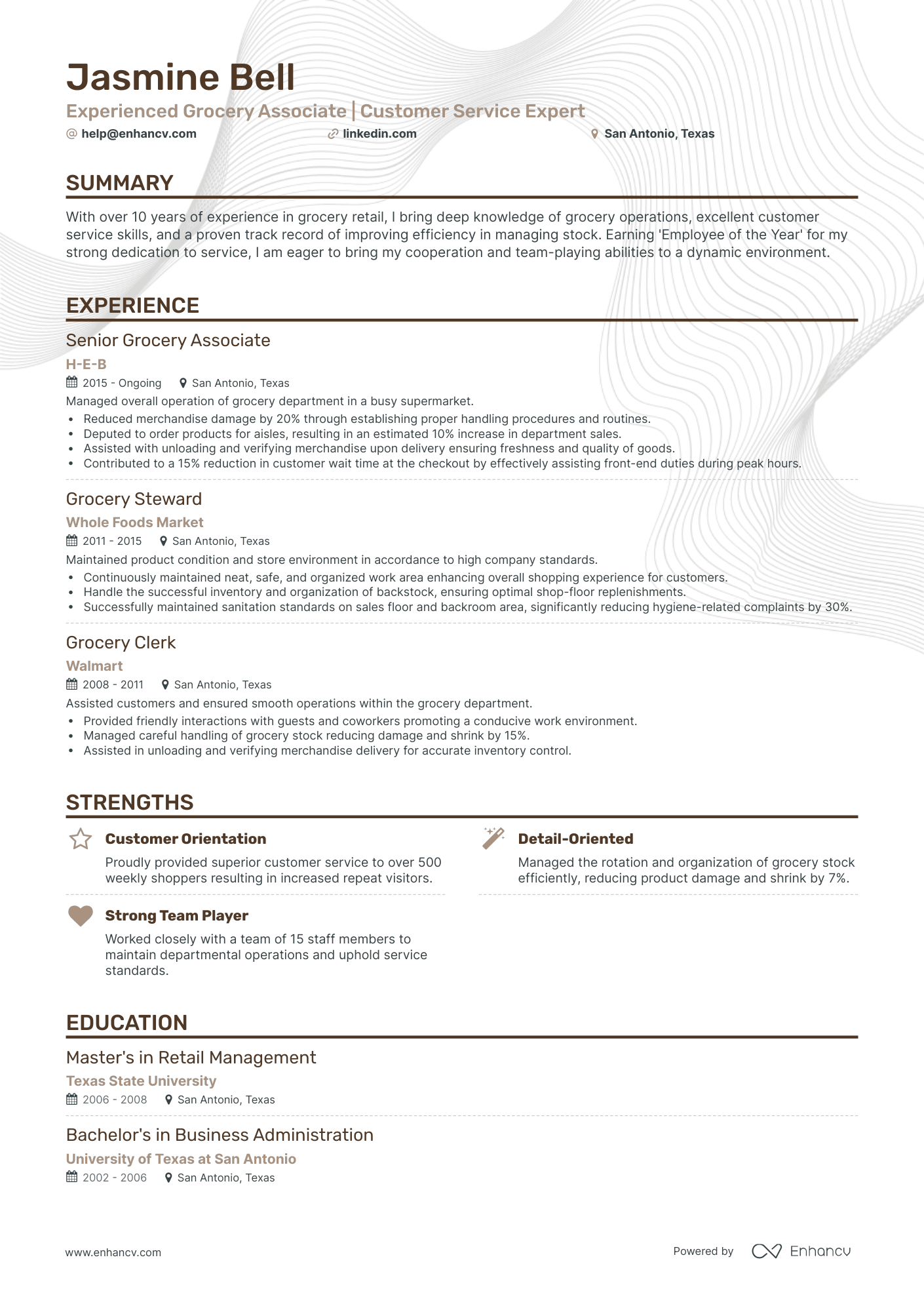 5 Grocery Stocker Resume Examples - AHR0cHM6Ly9jZG4uZW5oYW5jdi5jb20vcHJlZGVmaW5lZC1leGFtcGxlcy9jZE9NWm13MFdlR2g0TDRxZEw3Q1Q5VGpWNHBMRHlhWUxlNW5UeW5qL2ltYWdlLnBuZw~~.
