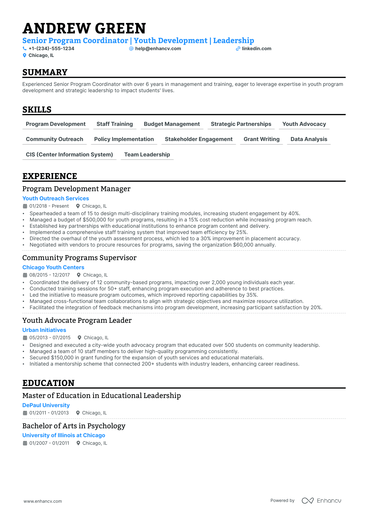 5 Training Manager Resume Examples & Guide for 2024