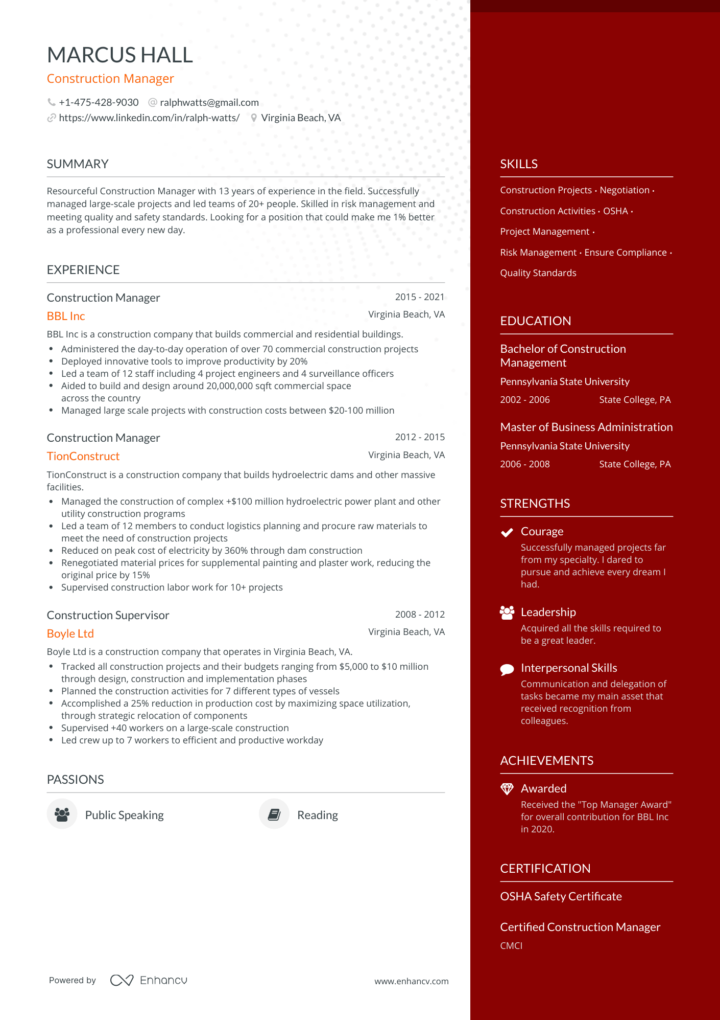 5 General Manager Resume Examples & Guide for 2024