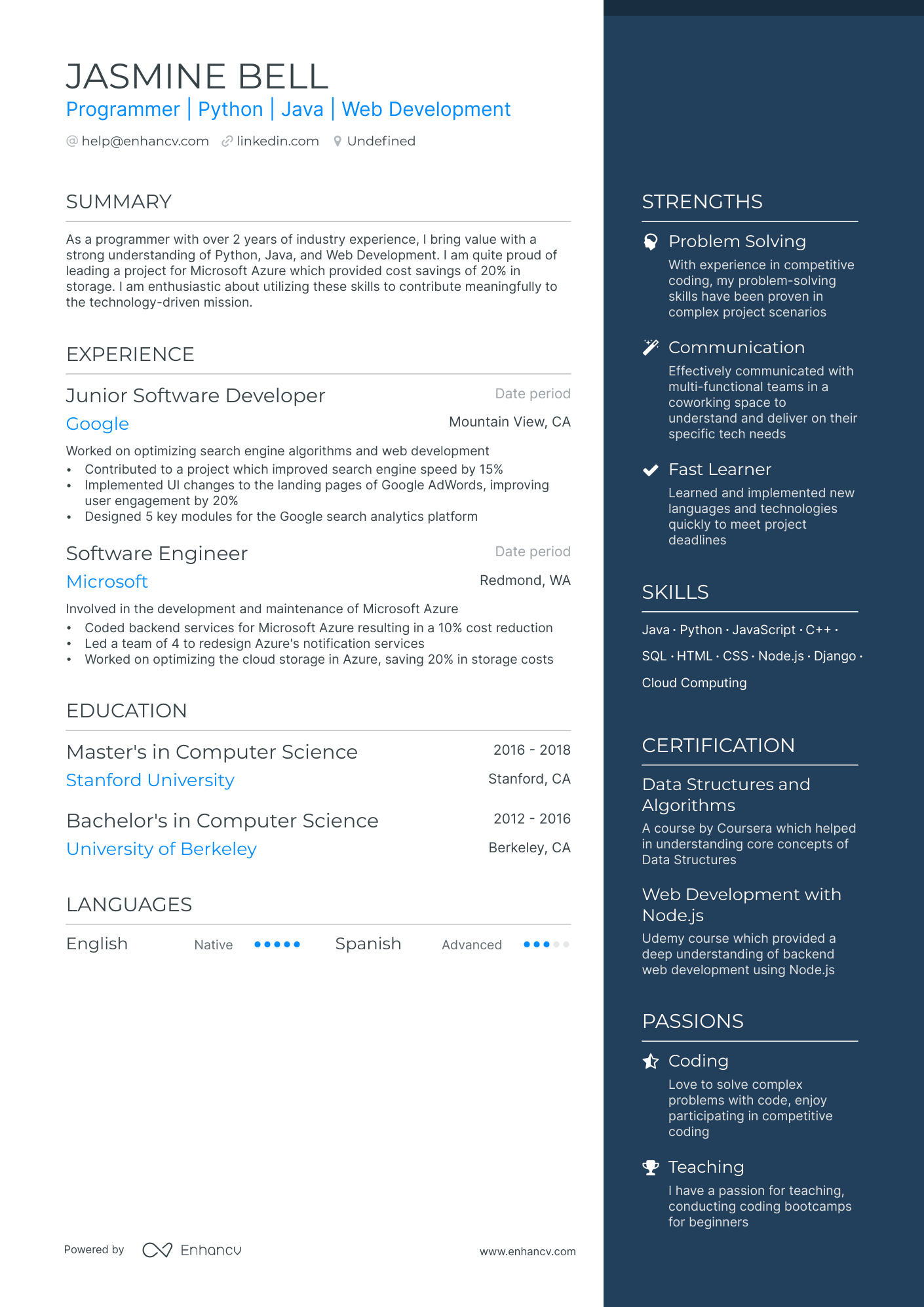 10 Programmer Resume Examples & Guide for 2024