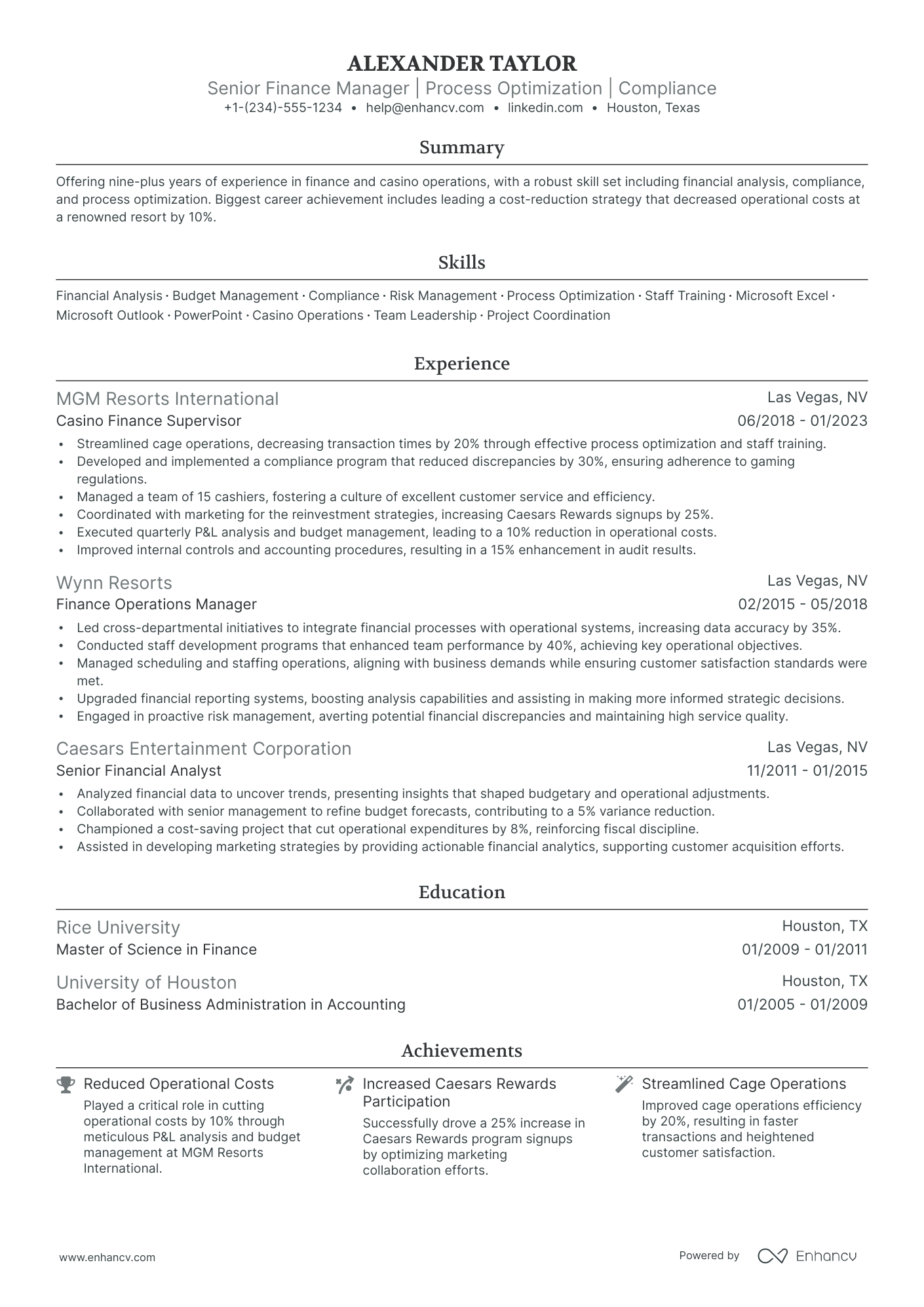 5 Cashier Manager Resume Examples & Guide for 2024