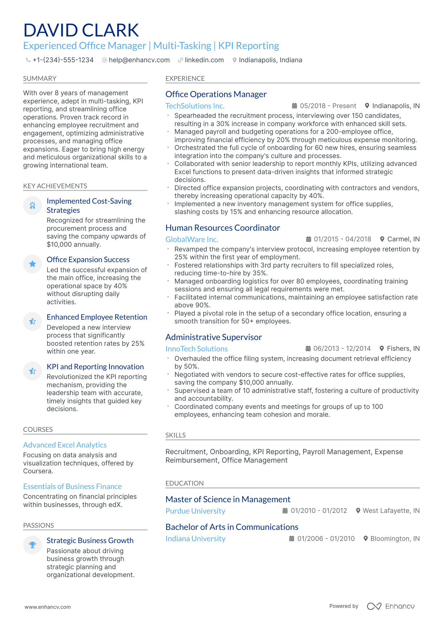 10 Business Operations Manager Resume Examples & Guide for 2026