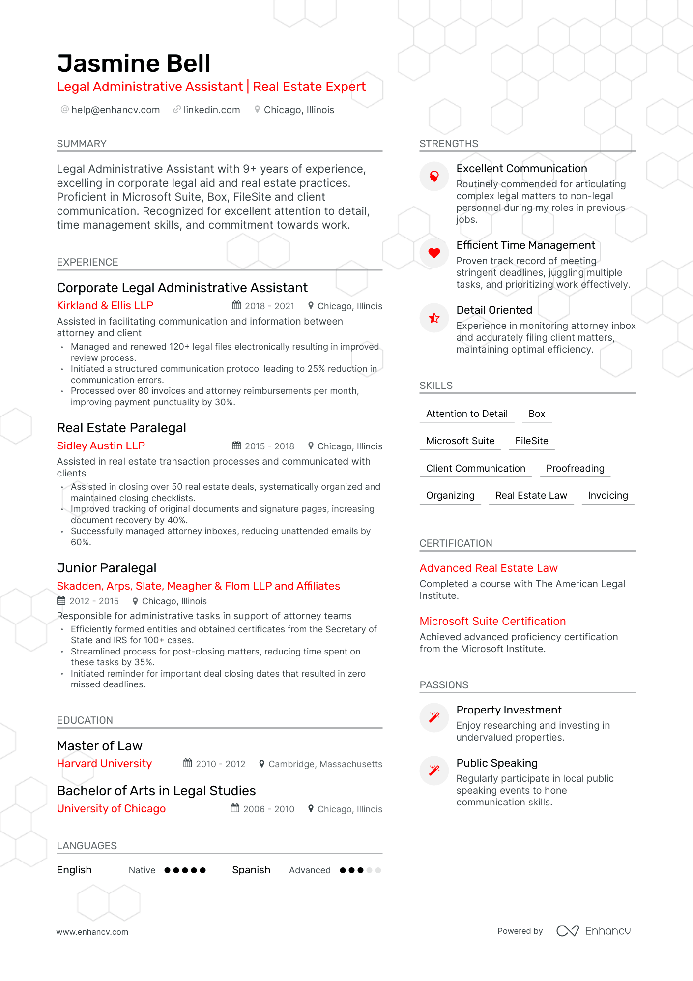 5 Real Estate Legal Assistant Resume Examples & Guide for 2024
