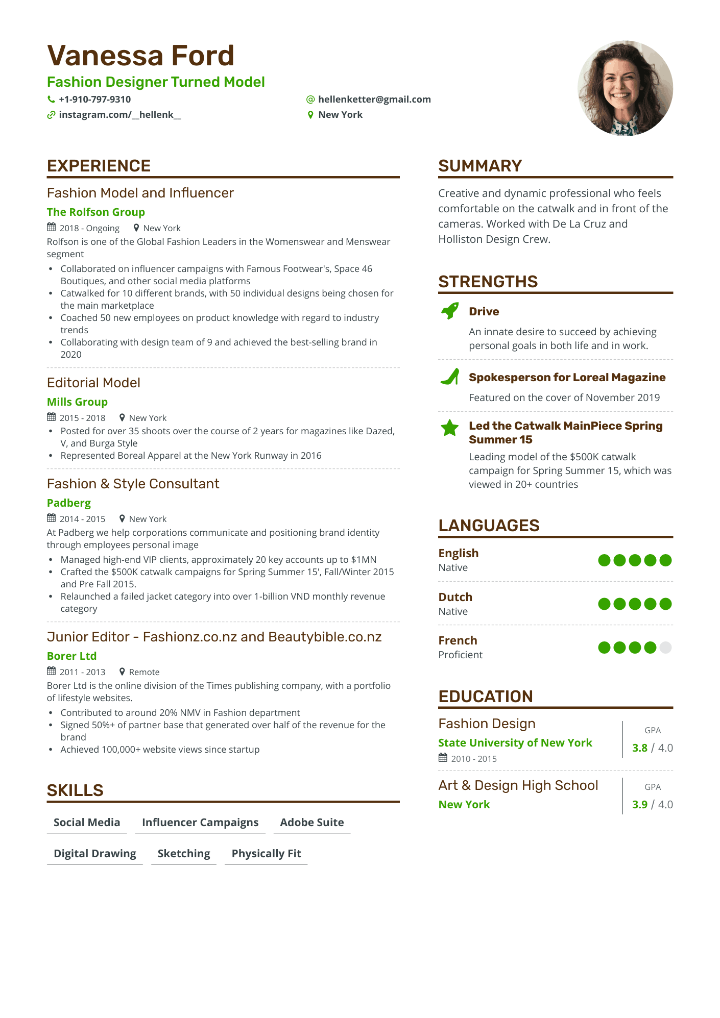 5 Model Resume Examples & Guide for 2024