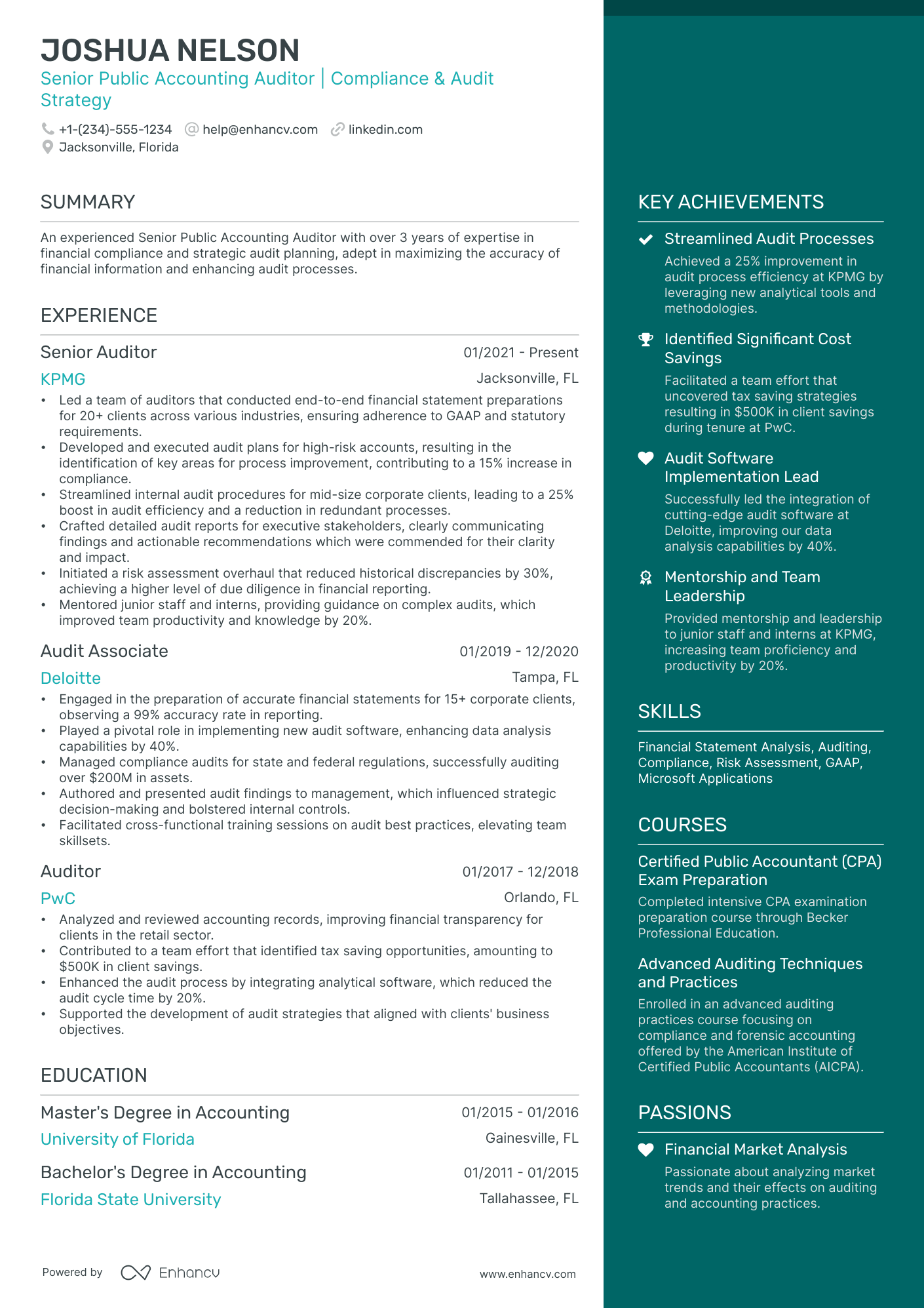 10 Public Accounting Auditor Resume Examples & Guide for 2026