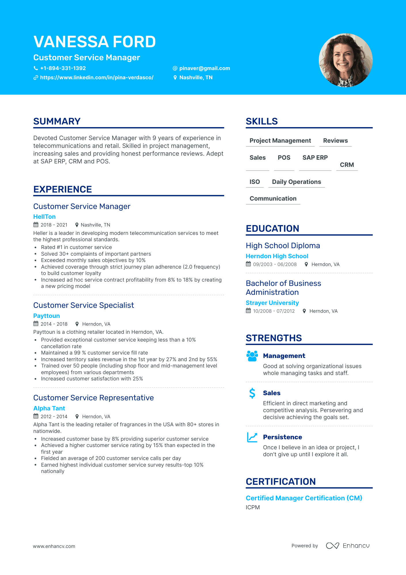 Job Winning Customer Service Resume Examples & Guide for 2023 (Layout ...