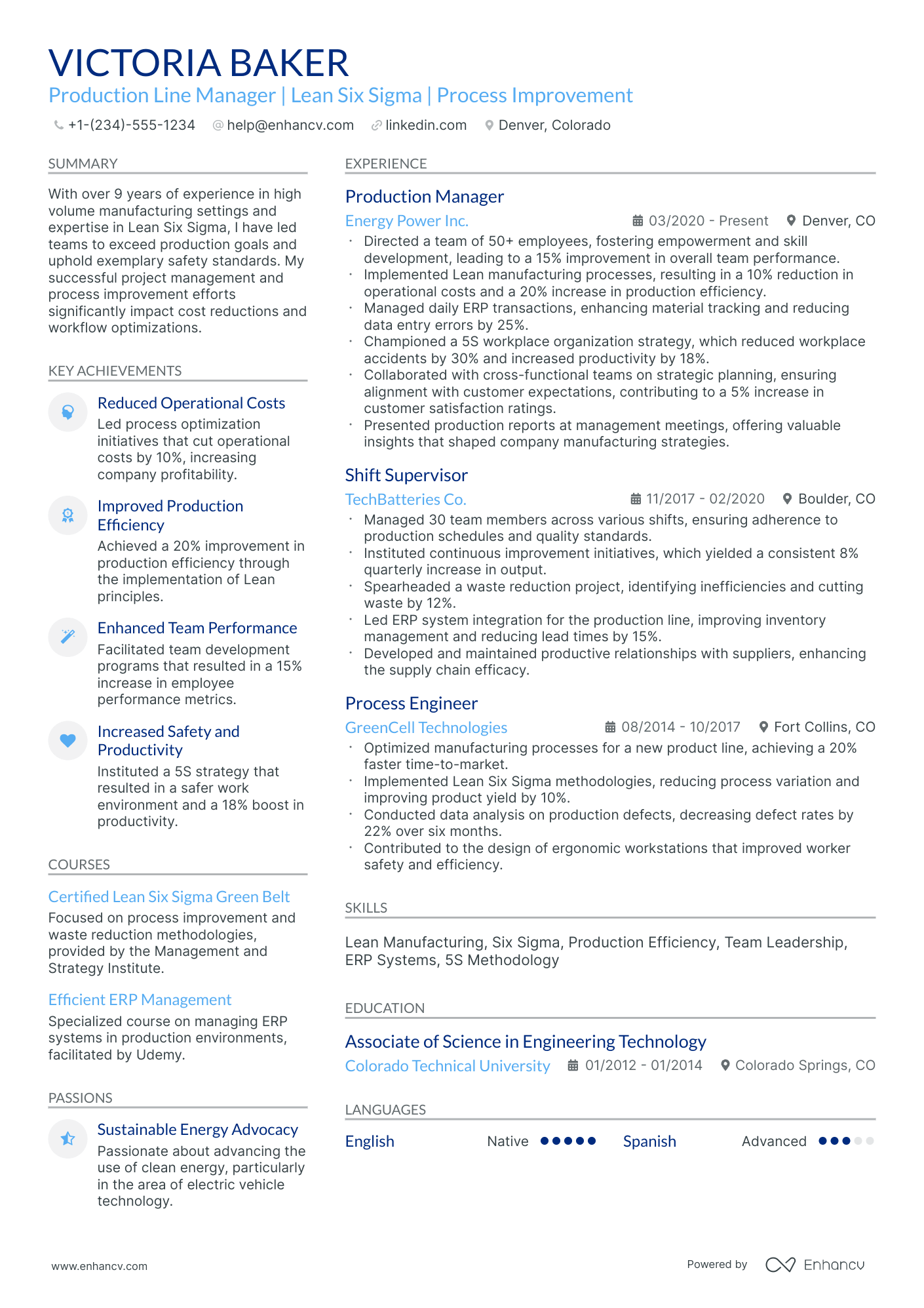 10 Assistant Production Manager Resume Examples & Guide for 2026
