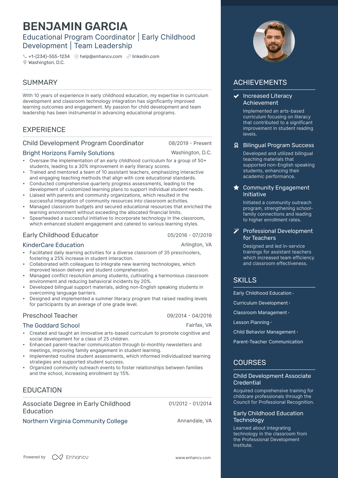 5 Preschool Assistant Teacher Resume Examples & Guide for 2024