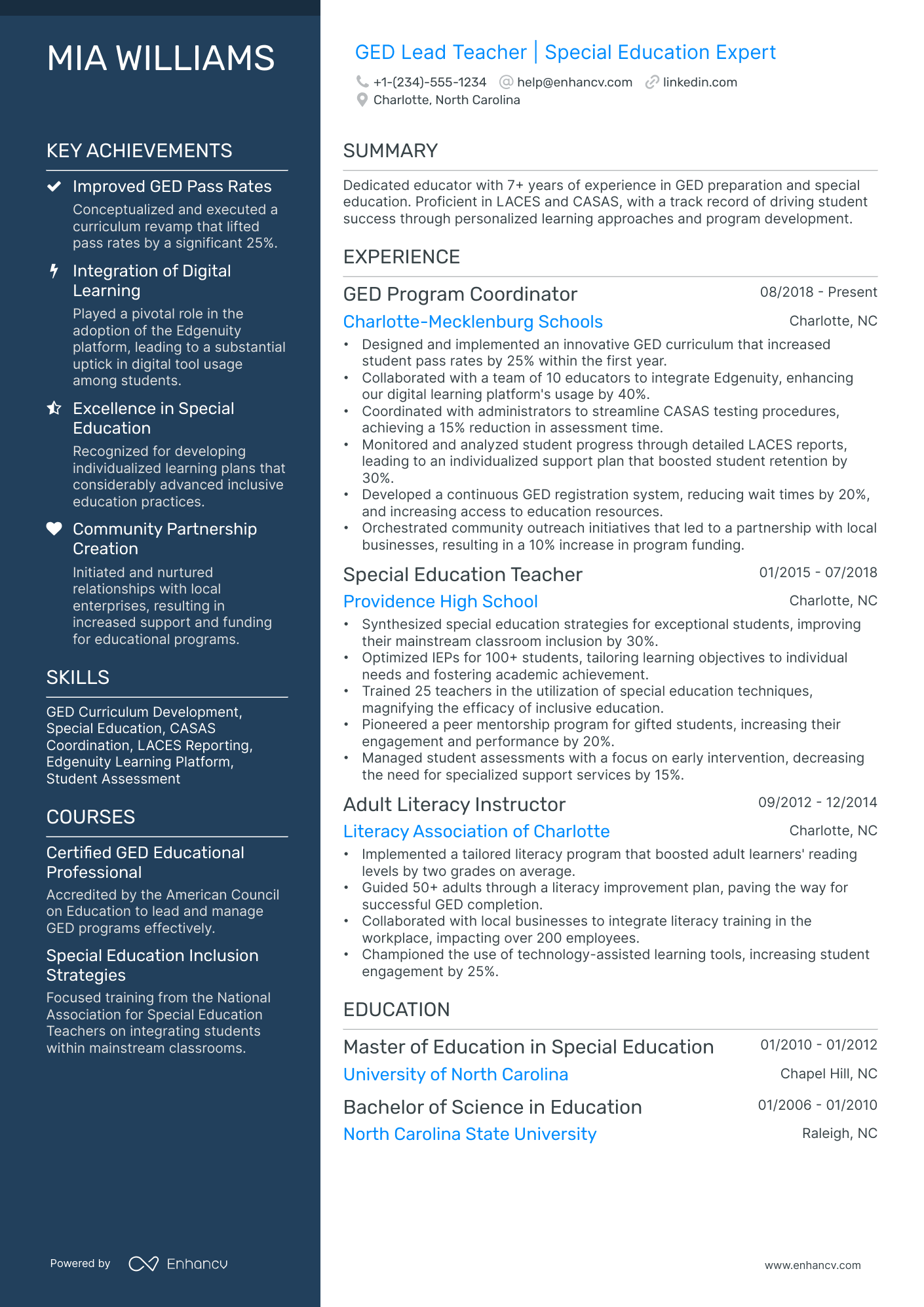 10 Lead Teacher Resume Examples & Guide for 2026