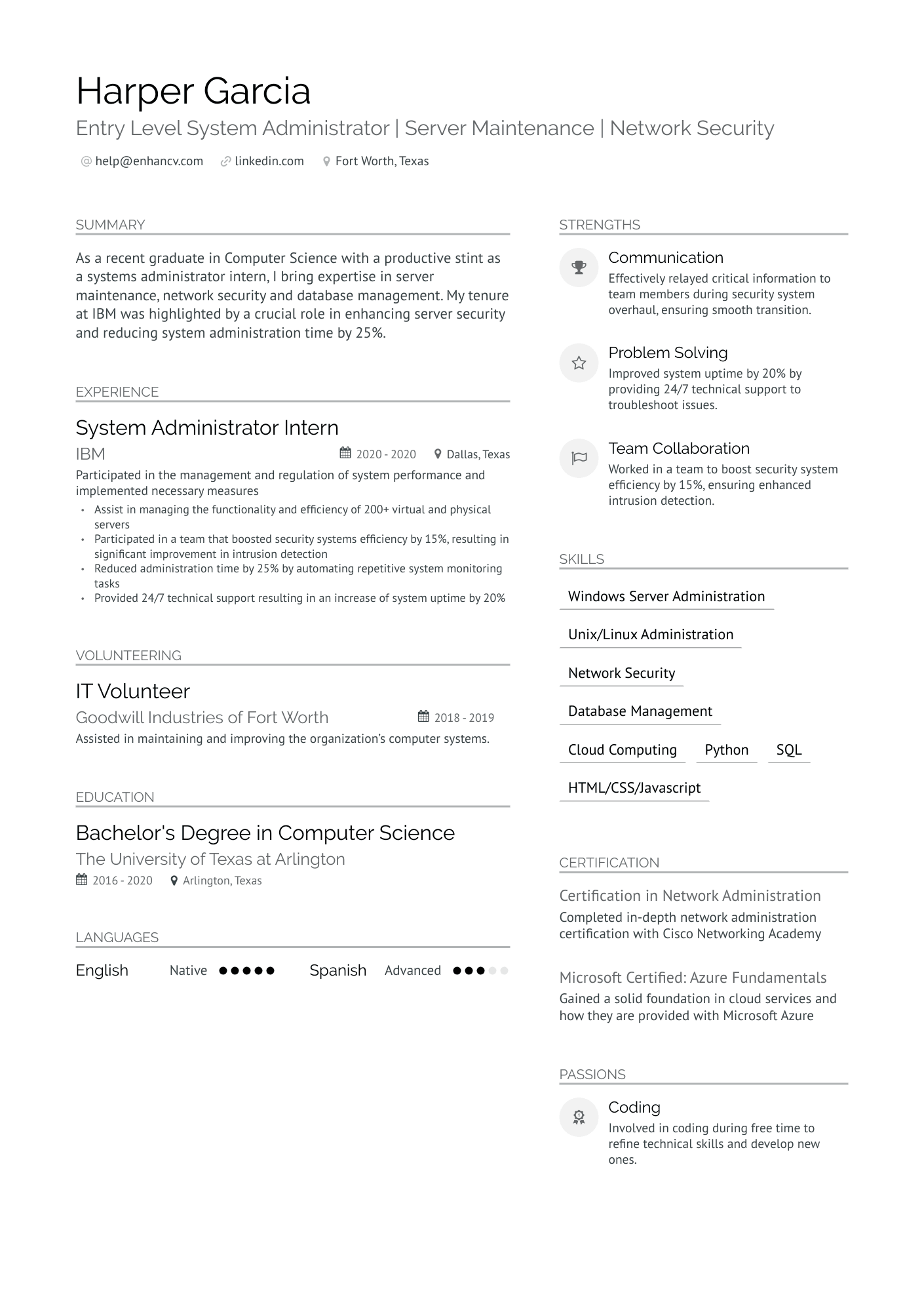 8 System Administrator Resume Examples & Guide for 2024
