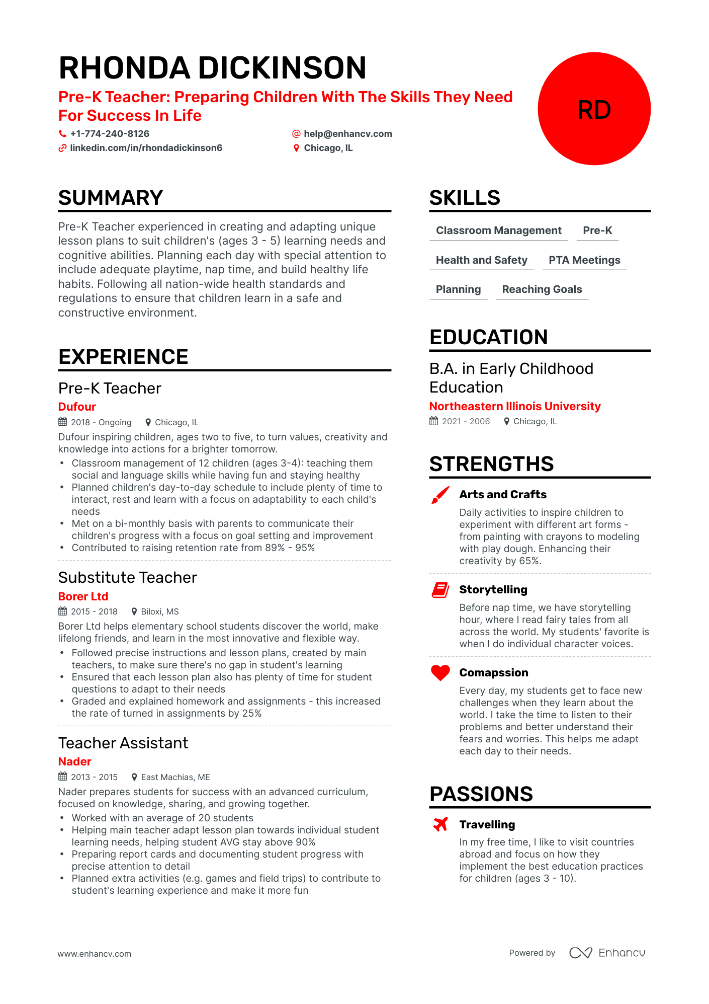 5 Pre K Teacher Resume Examples - AHR0cHM6Ly9jZG4uZW5oYW5jdi5jb20vcHJlZGVmaW5lZC1leGFtcGxlcy9scVBDR0JqN2sxYlh3VDlkdGdIUXdYaFdWWDJKQTg5U0pQV1Q4NXJqL2ltYWdlLnBuZw~~.