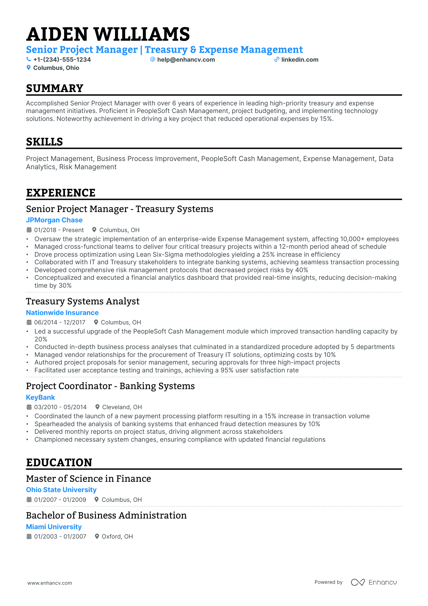 10 Business Project Manager Resume Examples & Guide for 2026