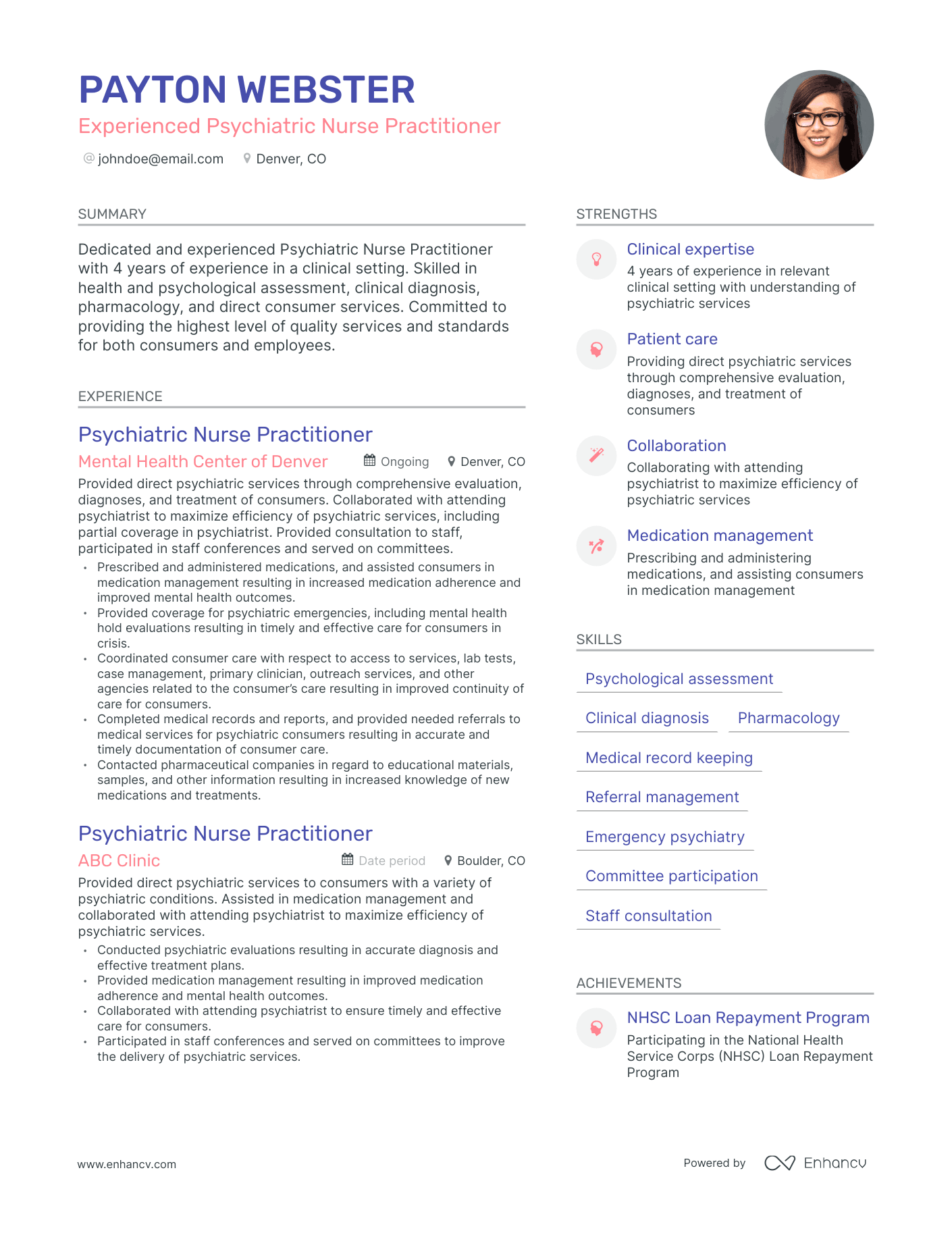 5 Psychiatrist Resume Examples - AHR0cHM6Ly9jZG4uZW5oYW5jdi5jb20vcHJlZGVmaW5lZC1leGFtcGxlcy9seXhweTI0eGJZM0hiMzBPbE5OS2J6ZnRyVTRHUk42bHhxME9FUXZ3L2ltYWdlLnBuZw~~. 