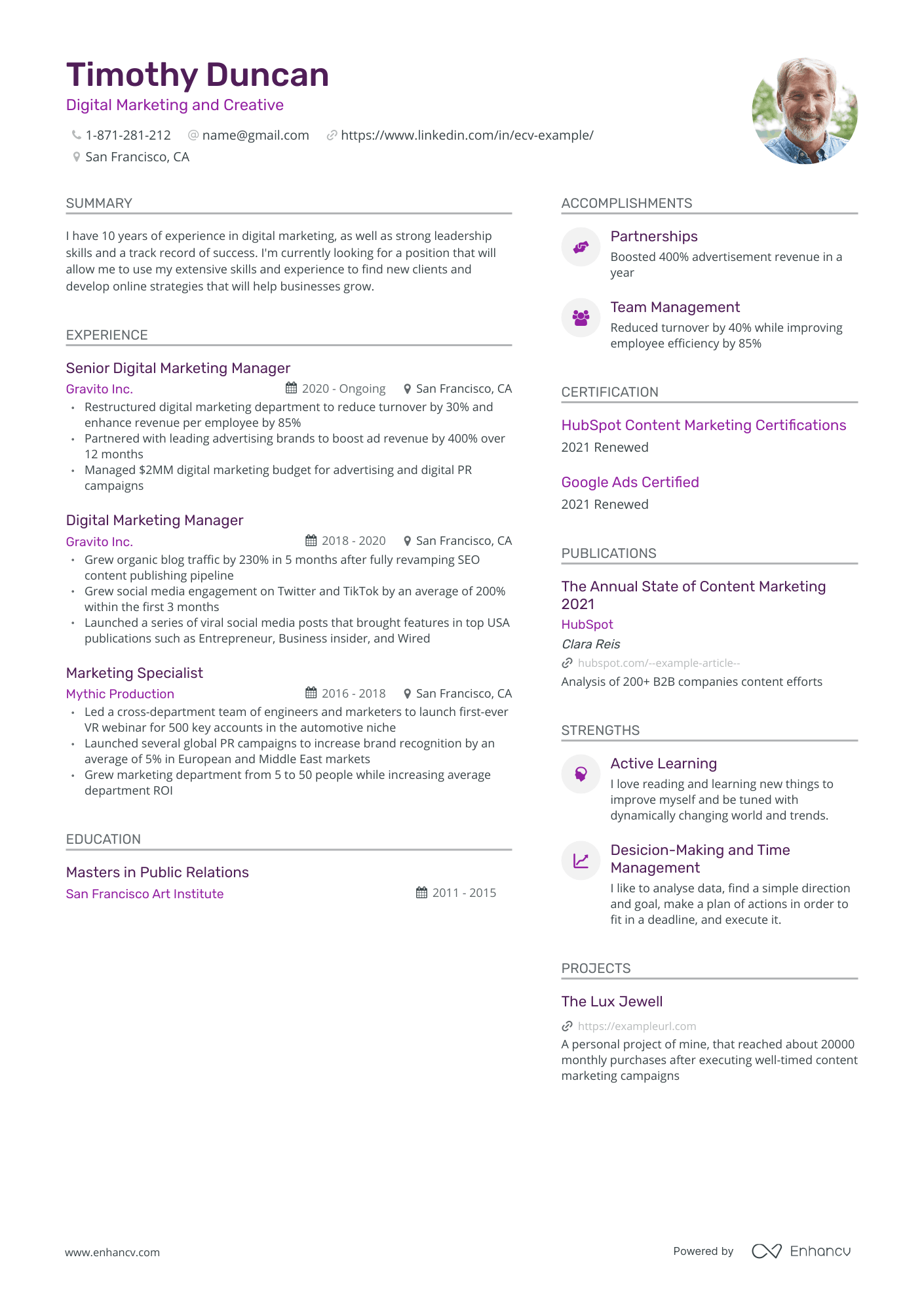 13 Digital Marketing Resume Examples & Guide for 2023