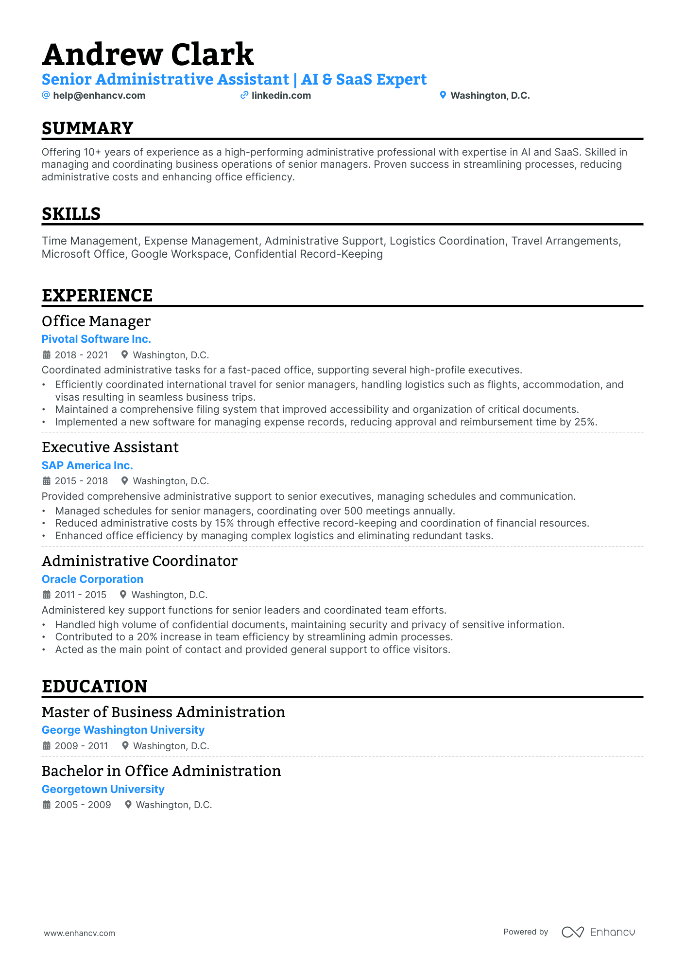 10 Executive Administrative Assistant Resume Examples & Guide for 2026
