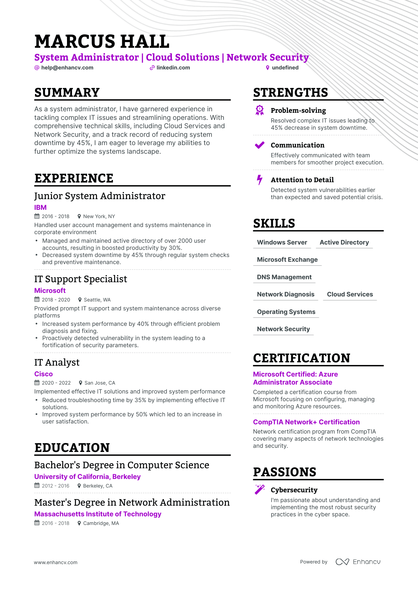 5 Entry Level System Administrator Resume Examples & Guide for 2024