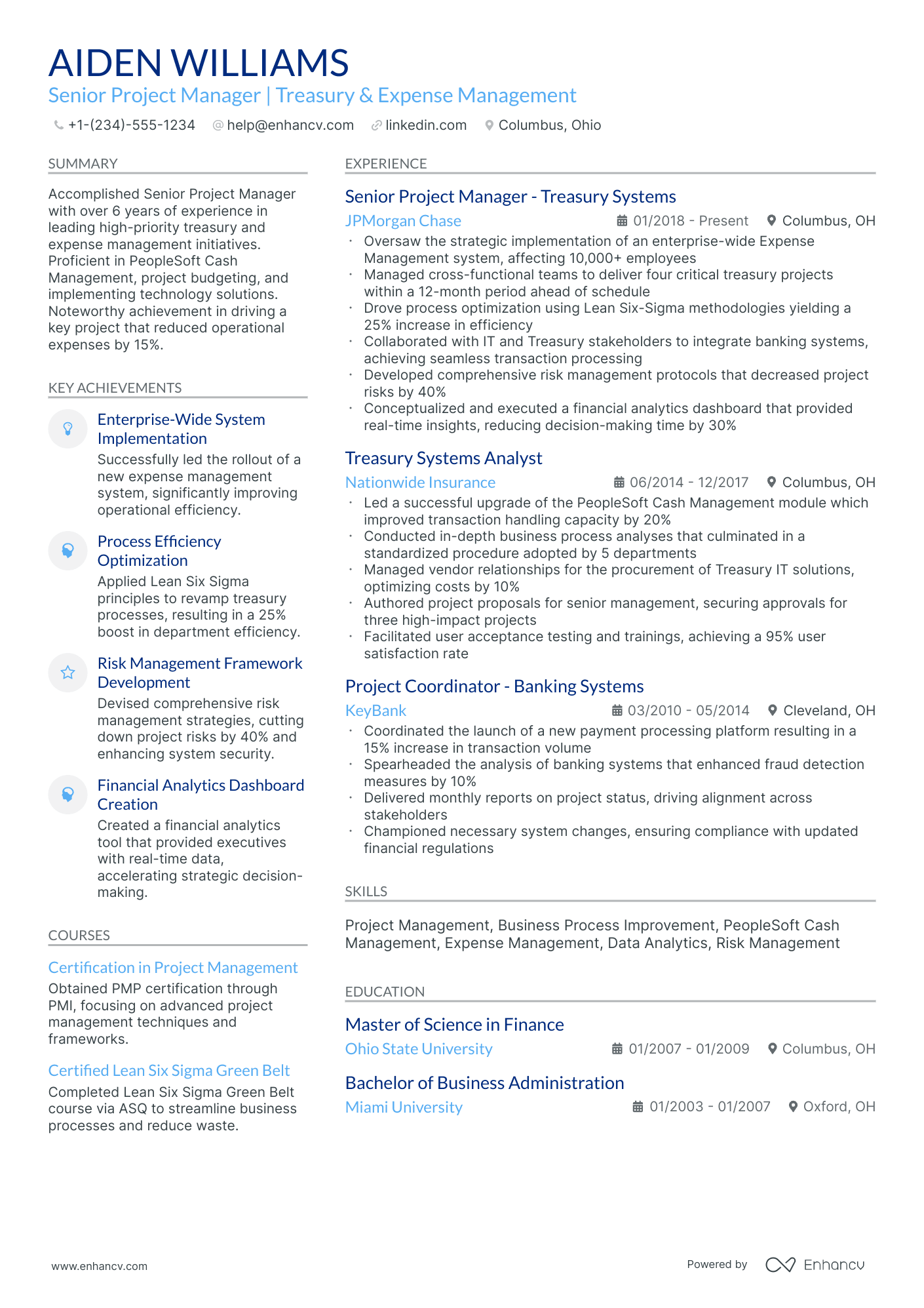 10 Business Project Manager Resume Examples & Guide for 2026