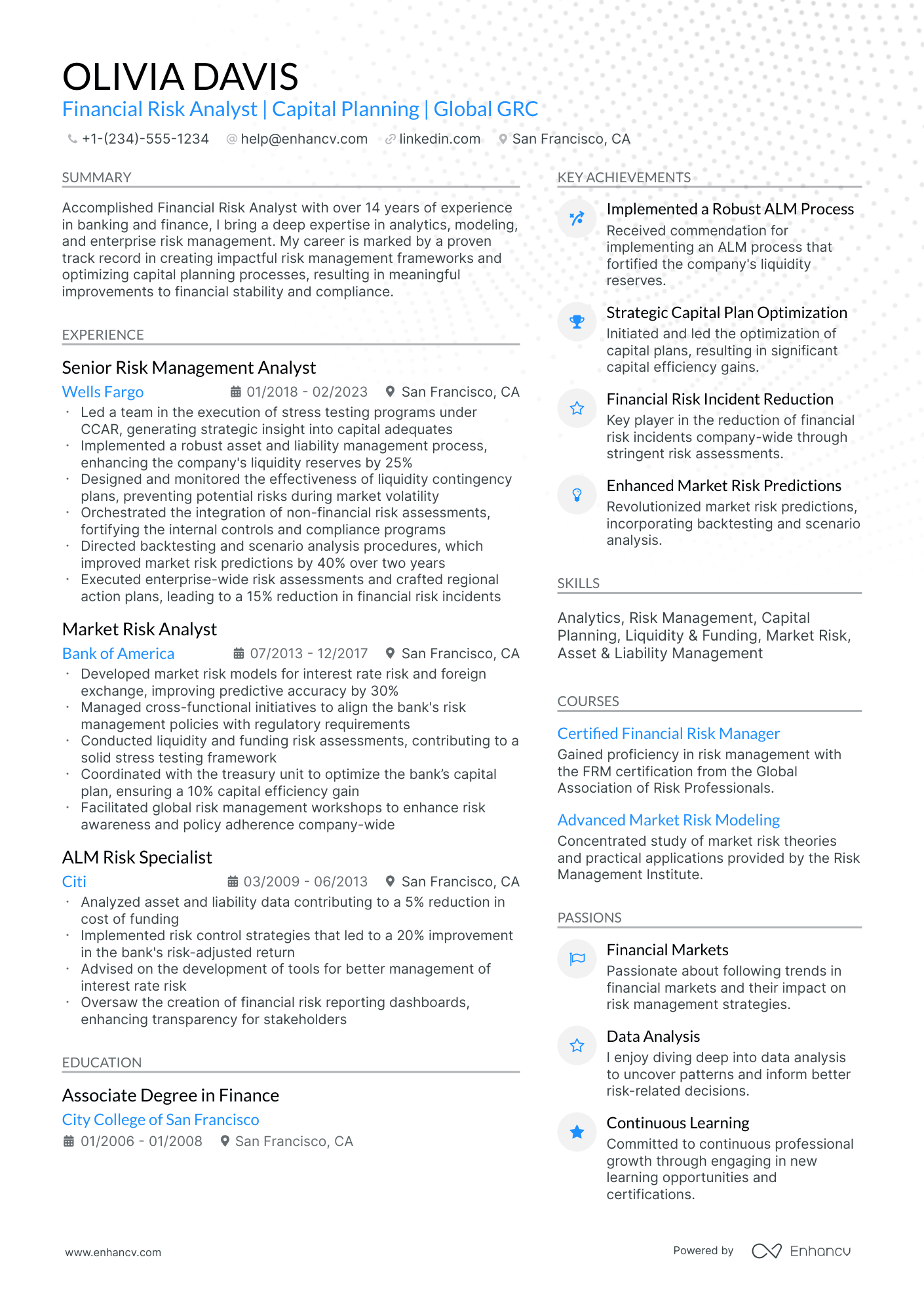 Cv Examples For Risk Analyst 10 Financial Risk Analyst Resume Examples & Guide for 2026