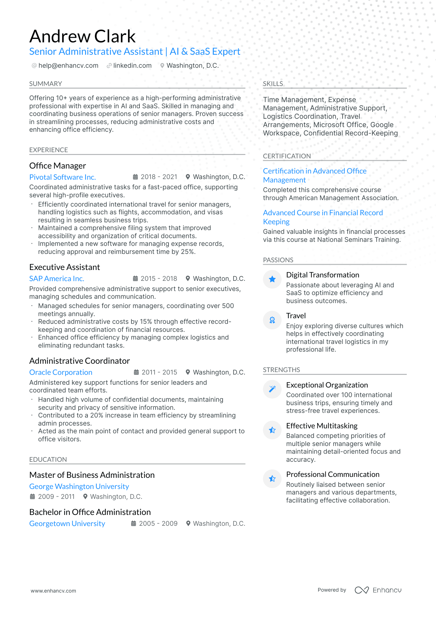 10 Executive Administrative Assistant Resume Examples & Guide for 2026