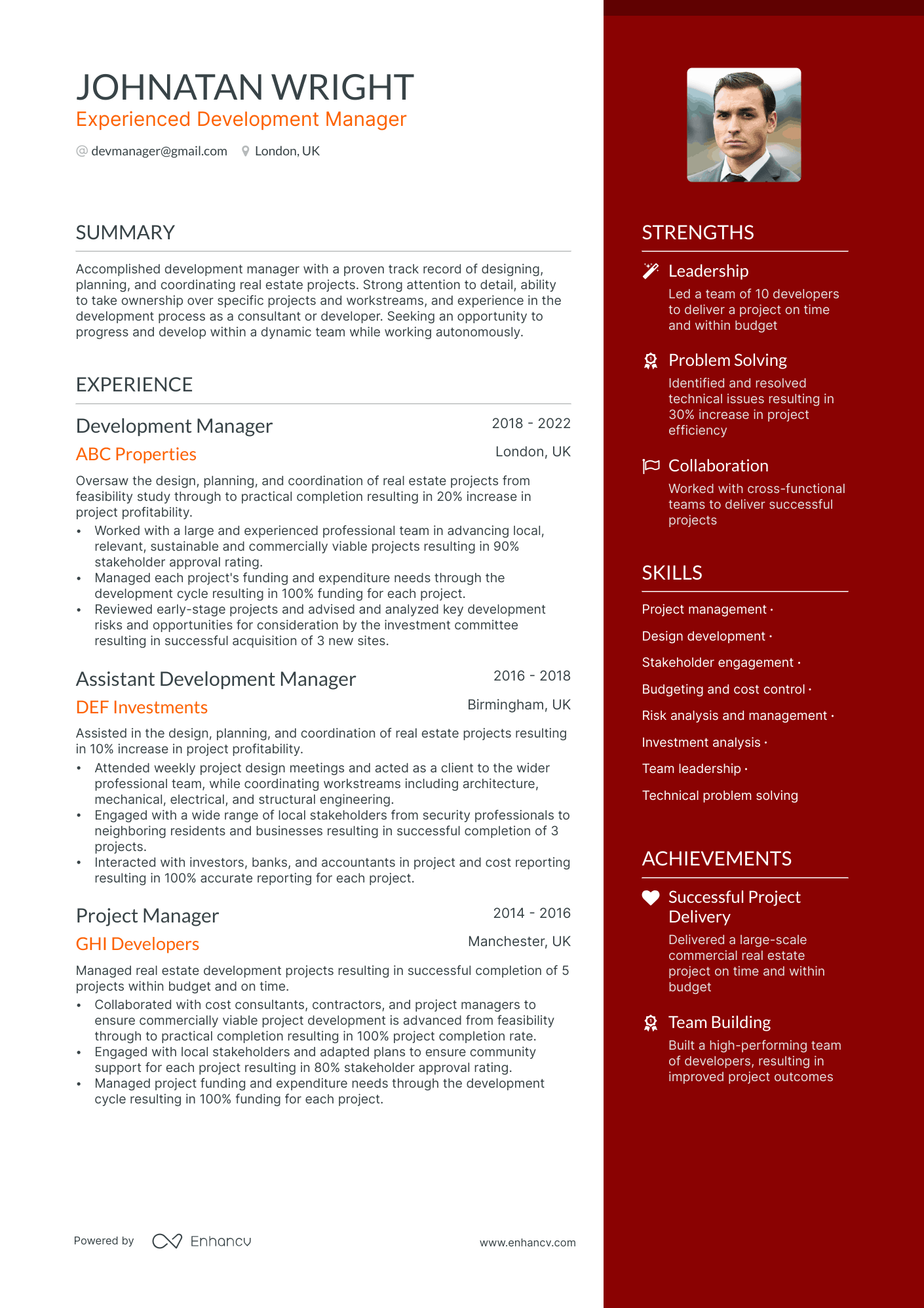 5 Change Management Resume Examples & Guide for 2024