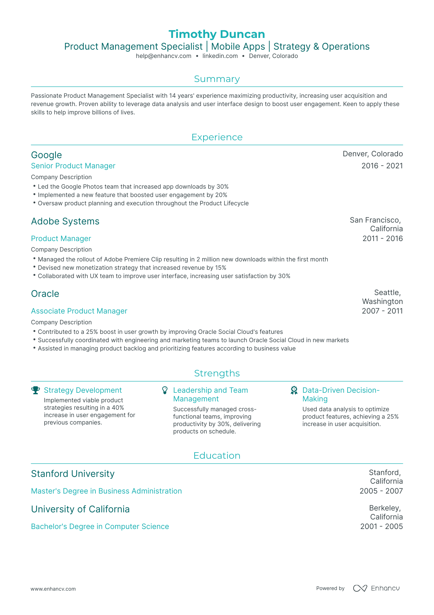 5 Head of Product Resume Examples & Guide for 2024