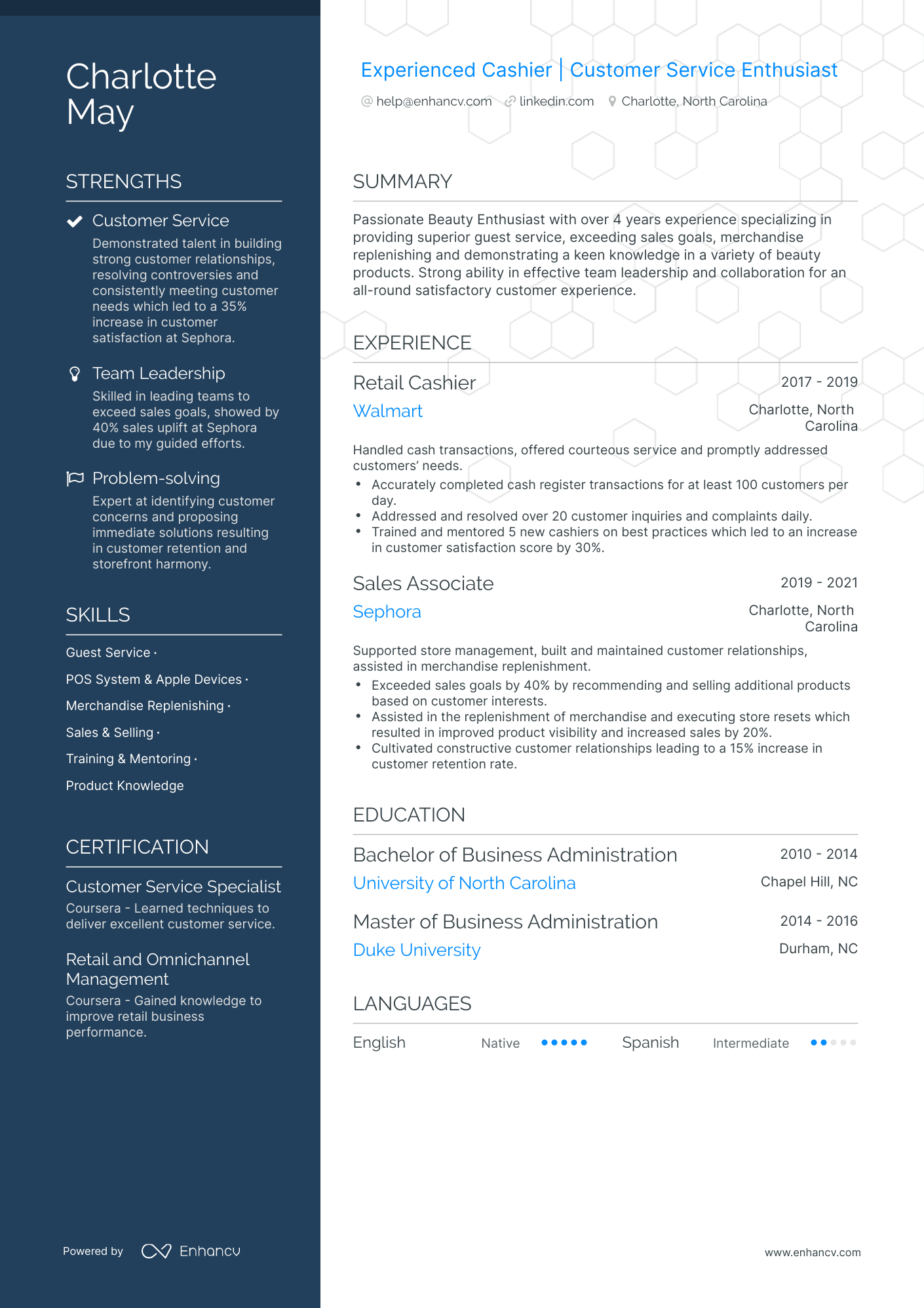 10 Cashier Resume Examples & Guide for 2024