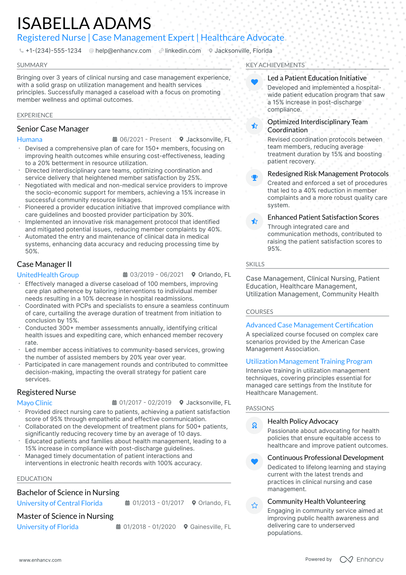 10 Care Manager Resume Examples & Guide for 2026